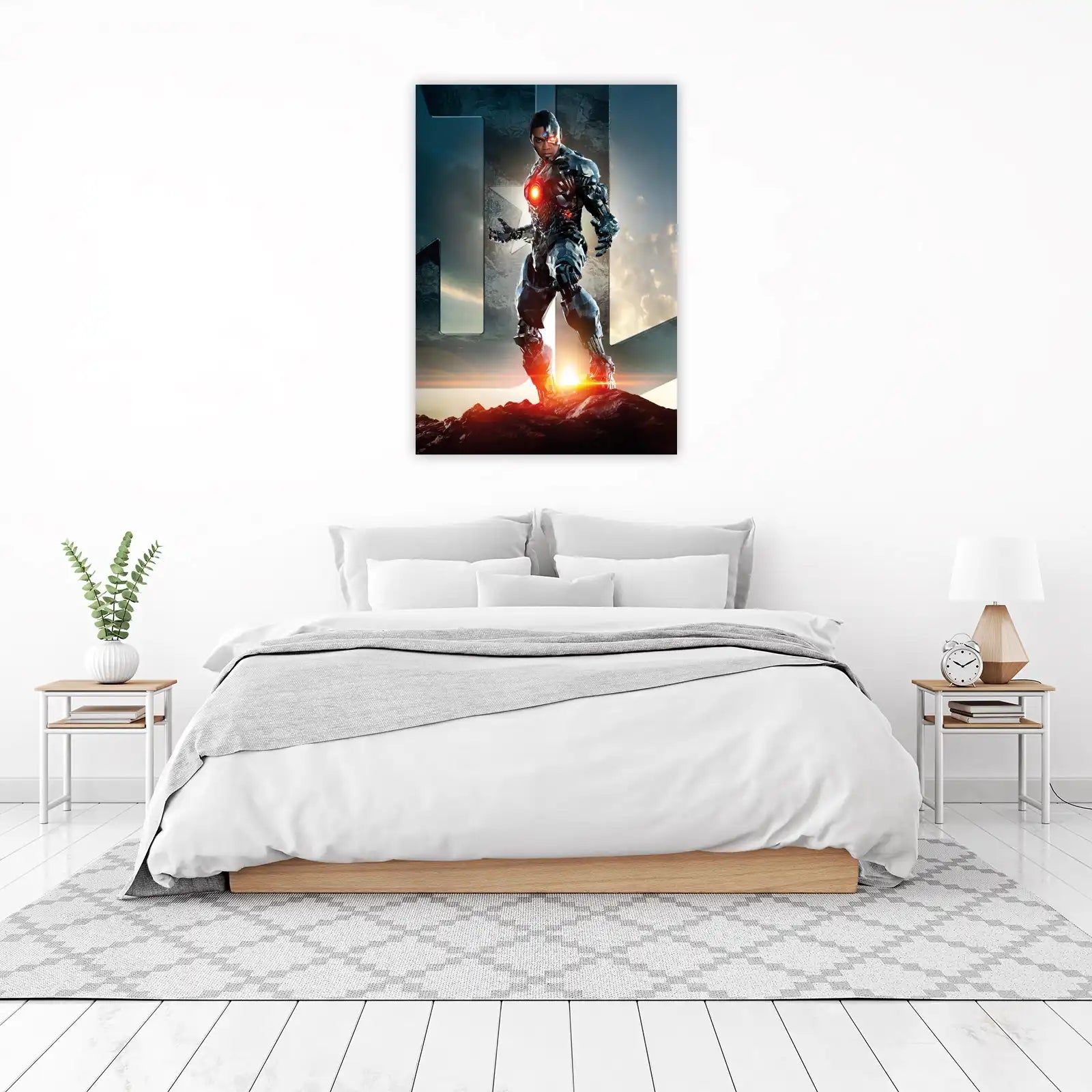 Cyborg Heroic Pose Wall Art