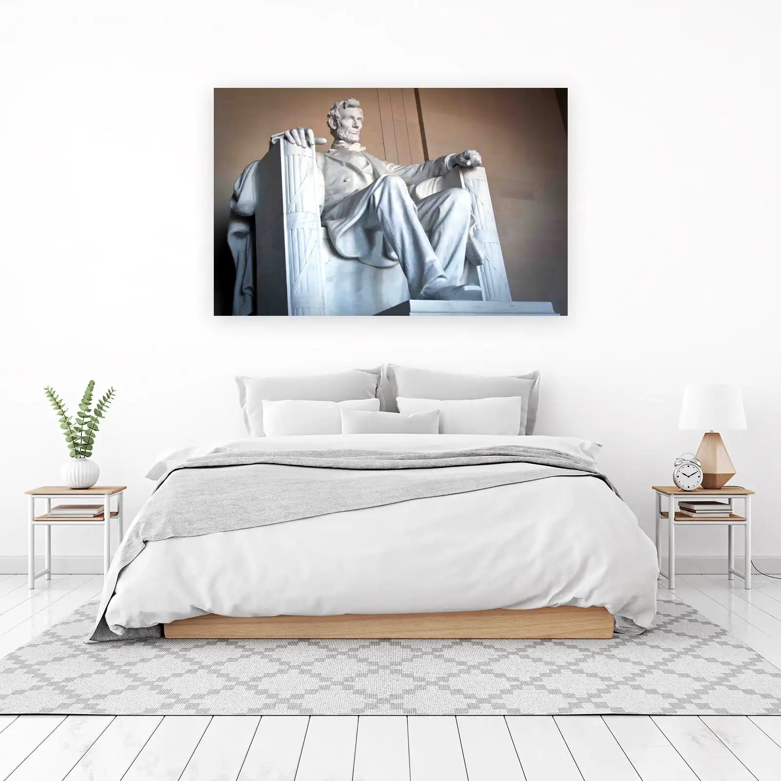 Iconic Lincoln Memorial Sculpture Wall Art
