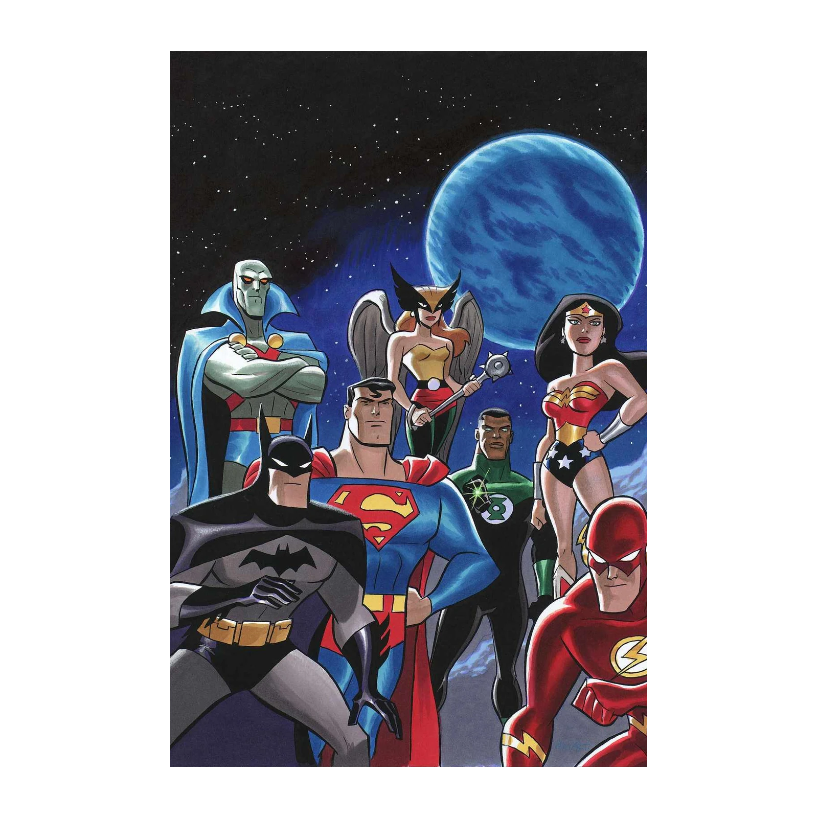 Justice League Assemble Galactic Adventure Wall Art