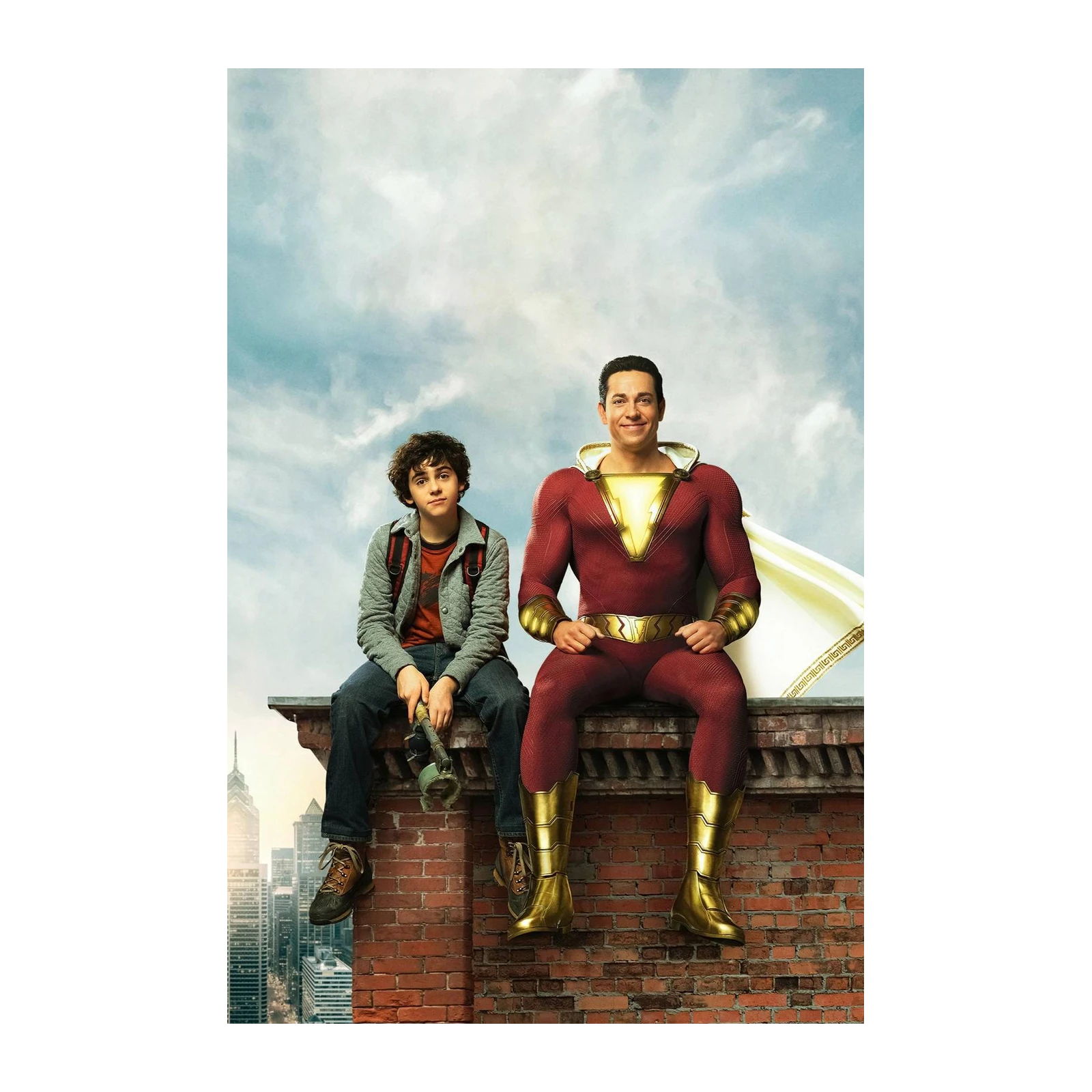 Shazam & Billy Batson Movie Poster Wall Art