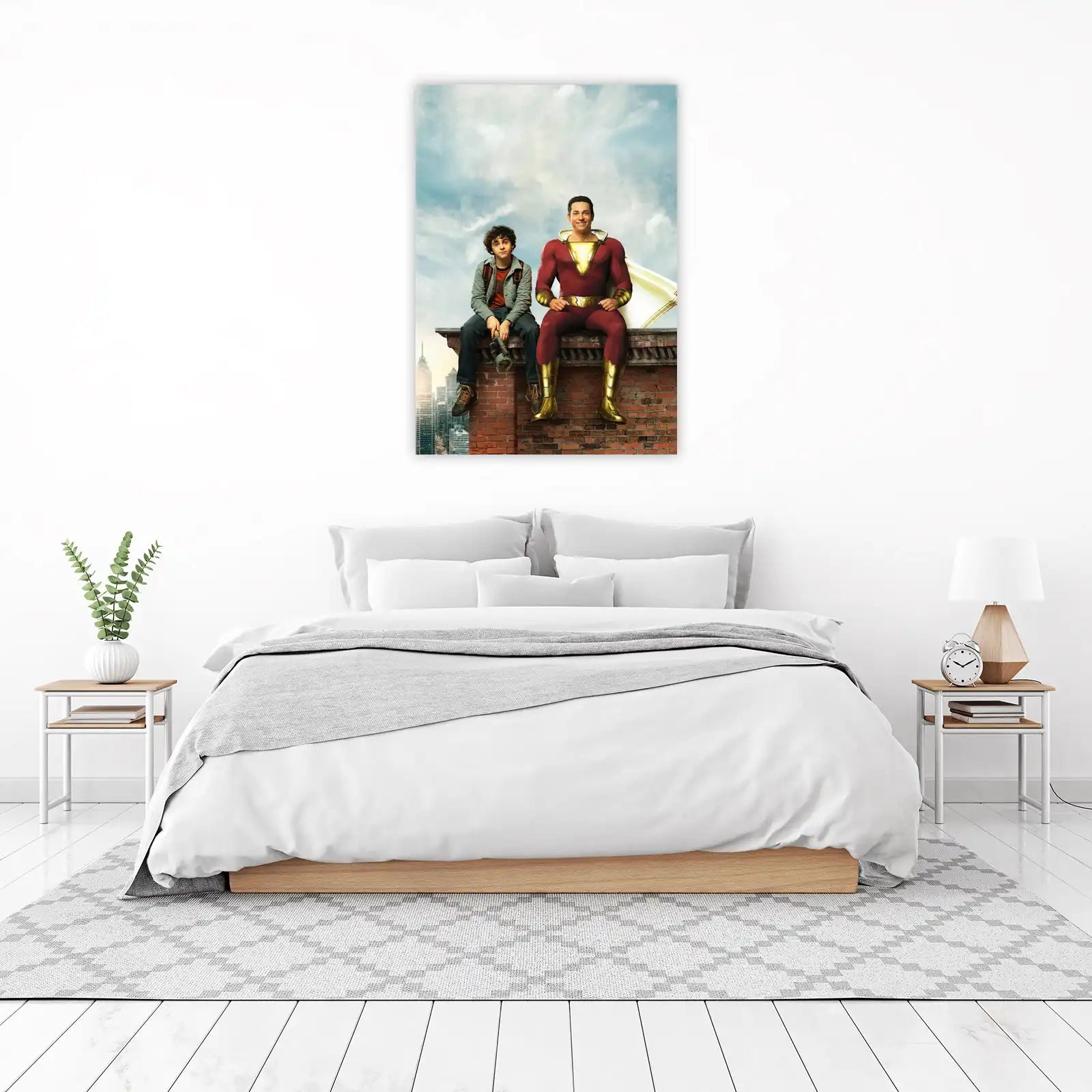 Shazam & Billy Batson Movie Poster Wall Art
