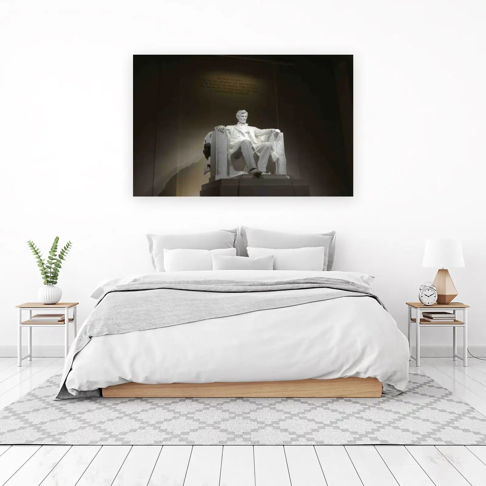 Iconic Lincoln Memorial Statue Wall Art