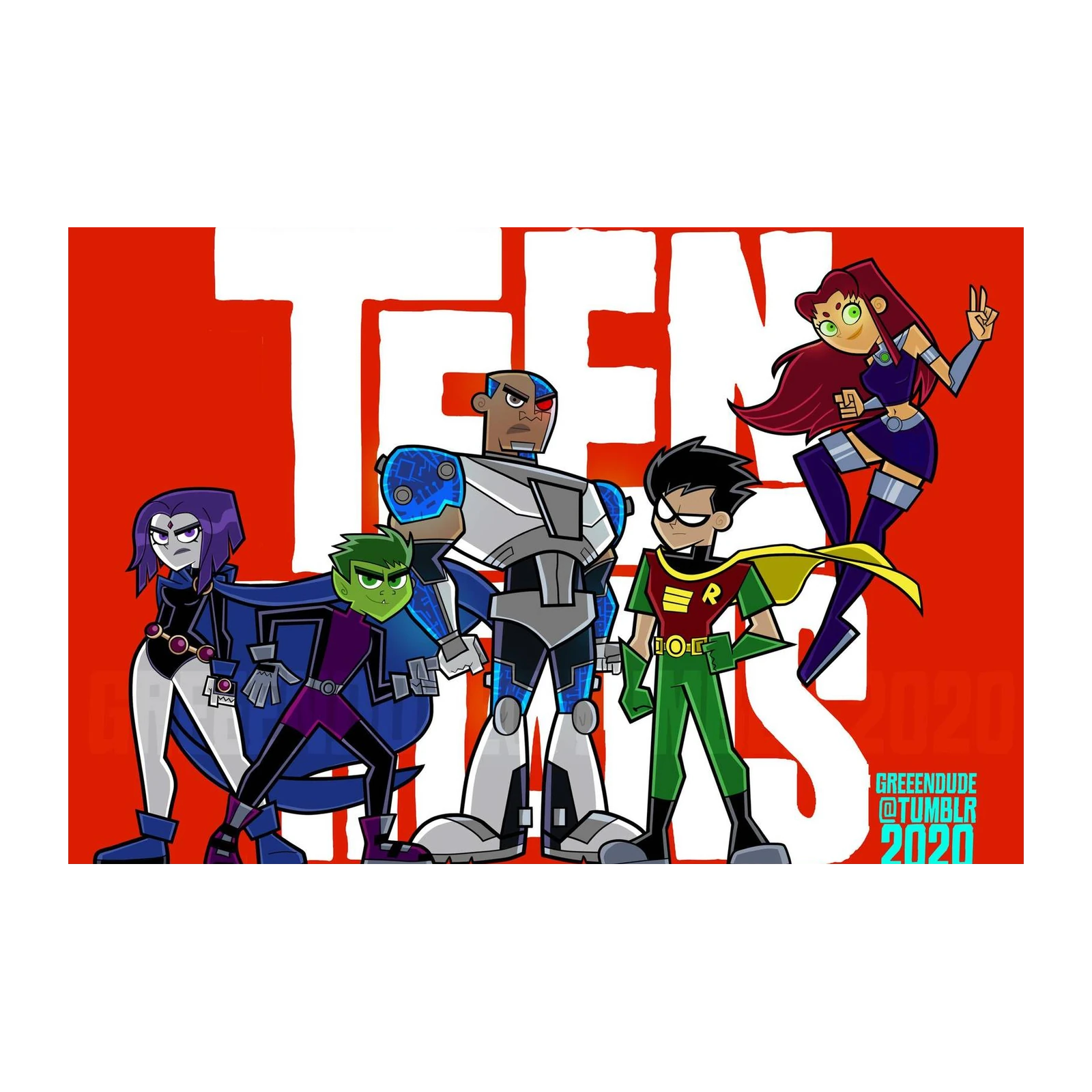 Teen Titans Go Bold & Iconic Wall Art