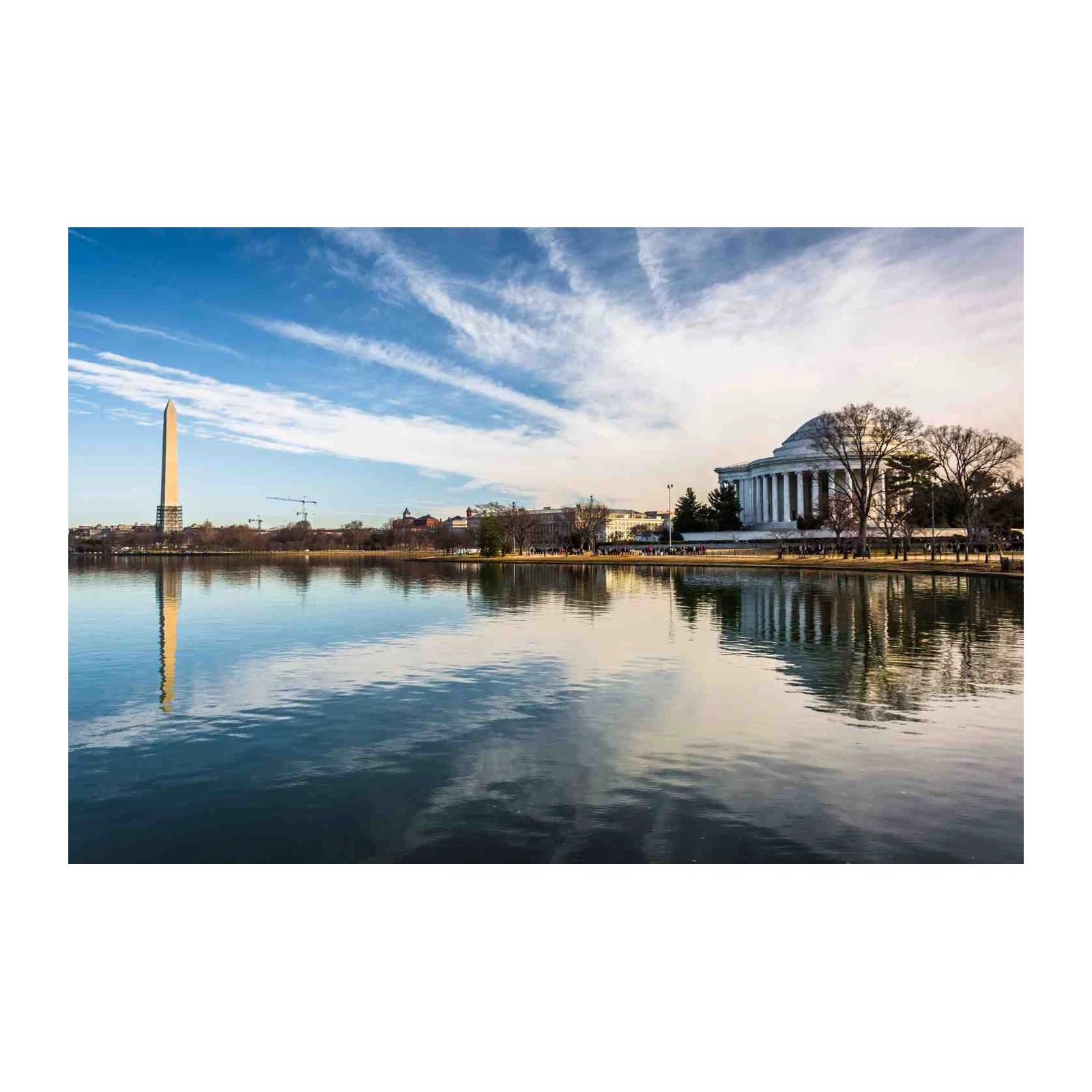 Washington DC Memorial Lake Wall Art