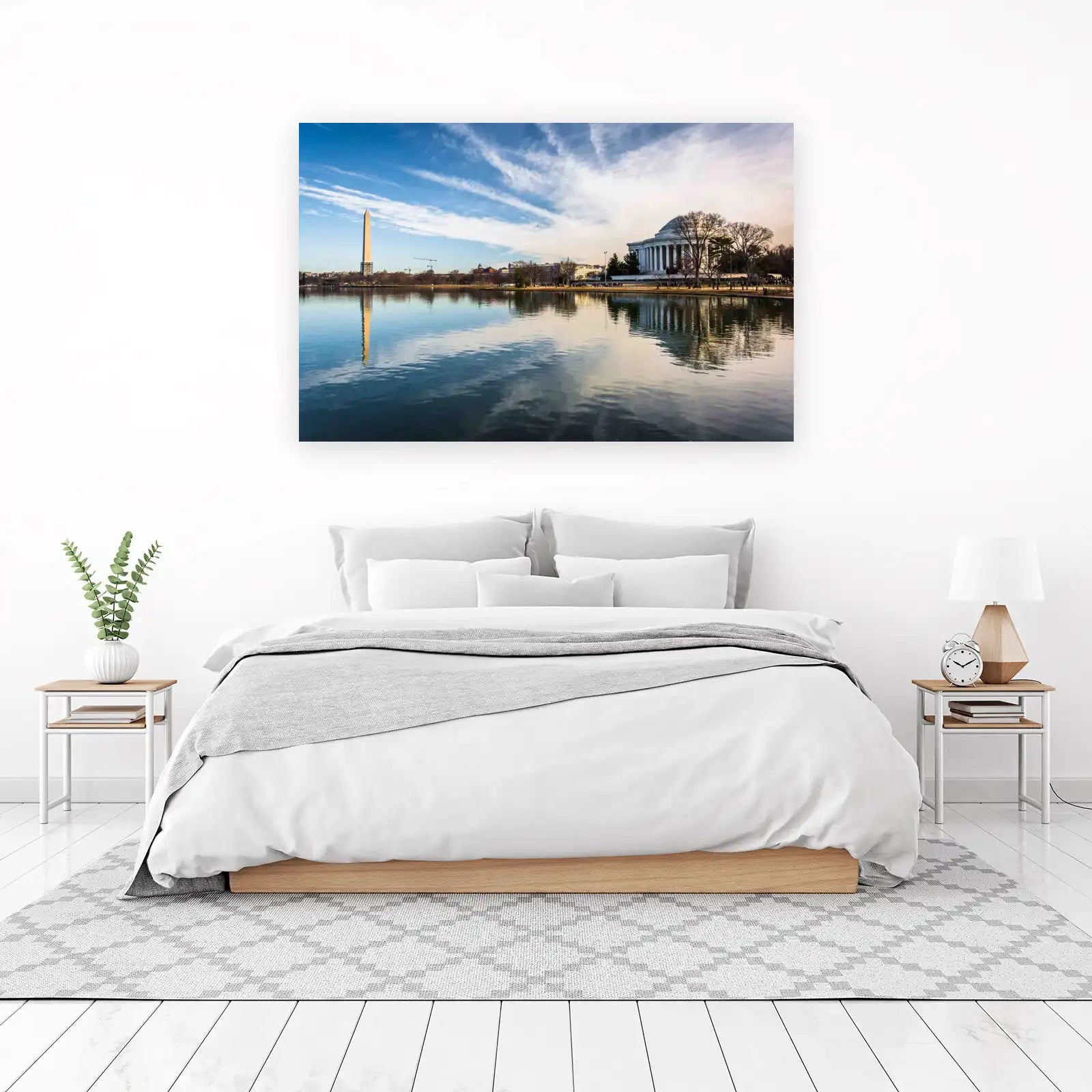 Washington DC Memorial Lake Wall Art
