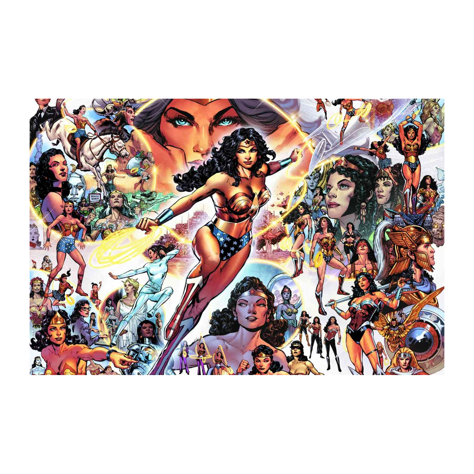 Iconic Wonder Woman Collage Wall Art