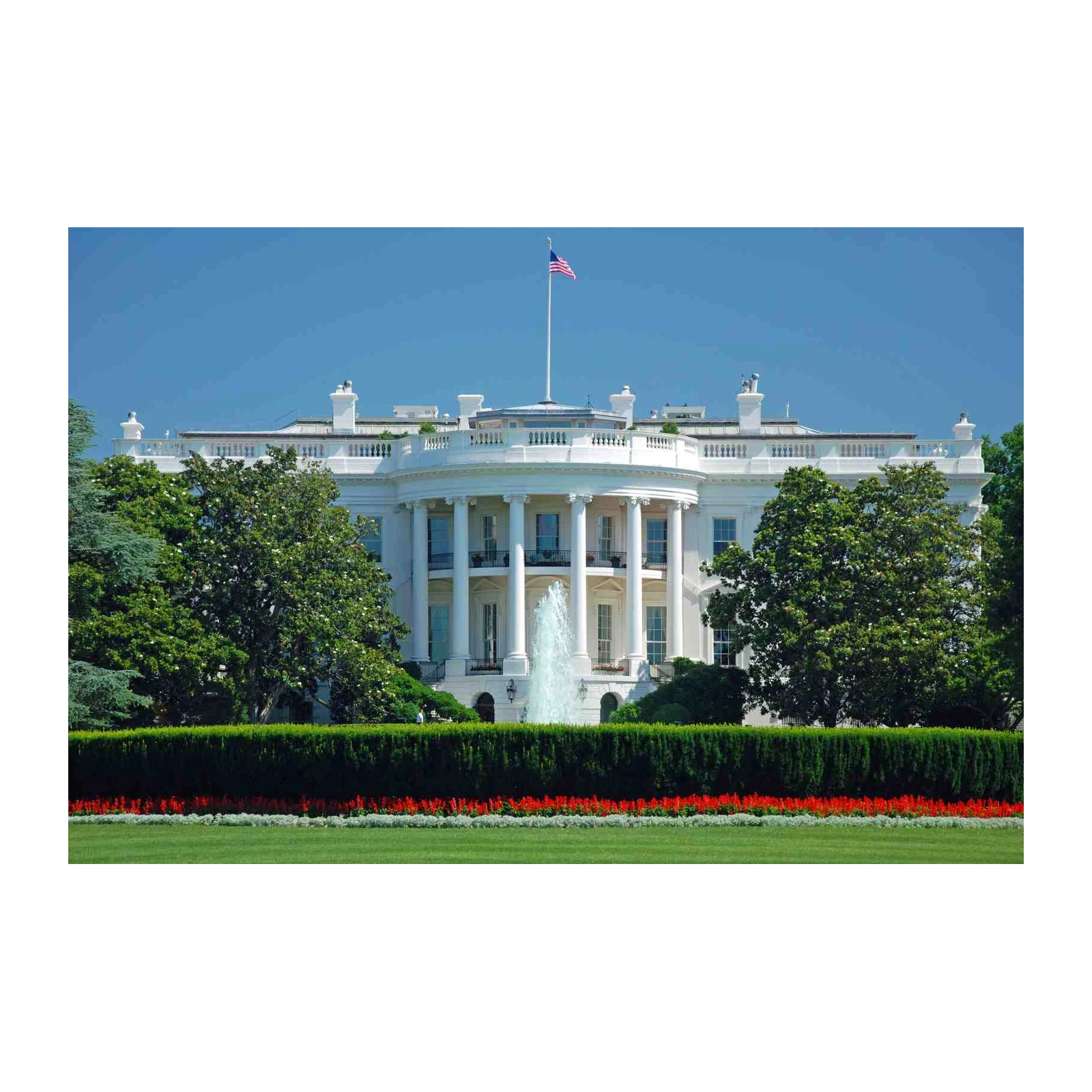 Iconic White House Landmark Wall Art