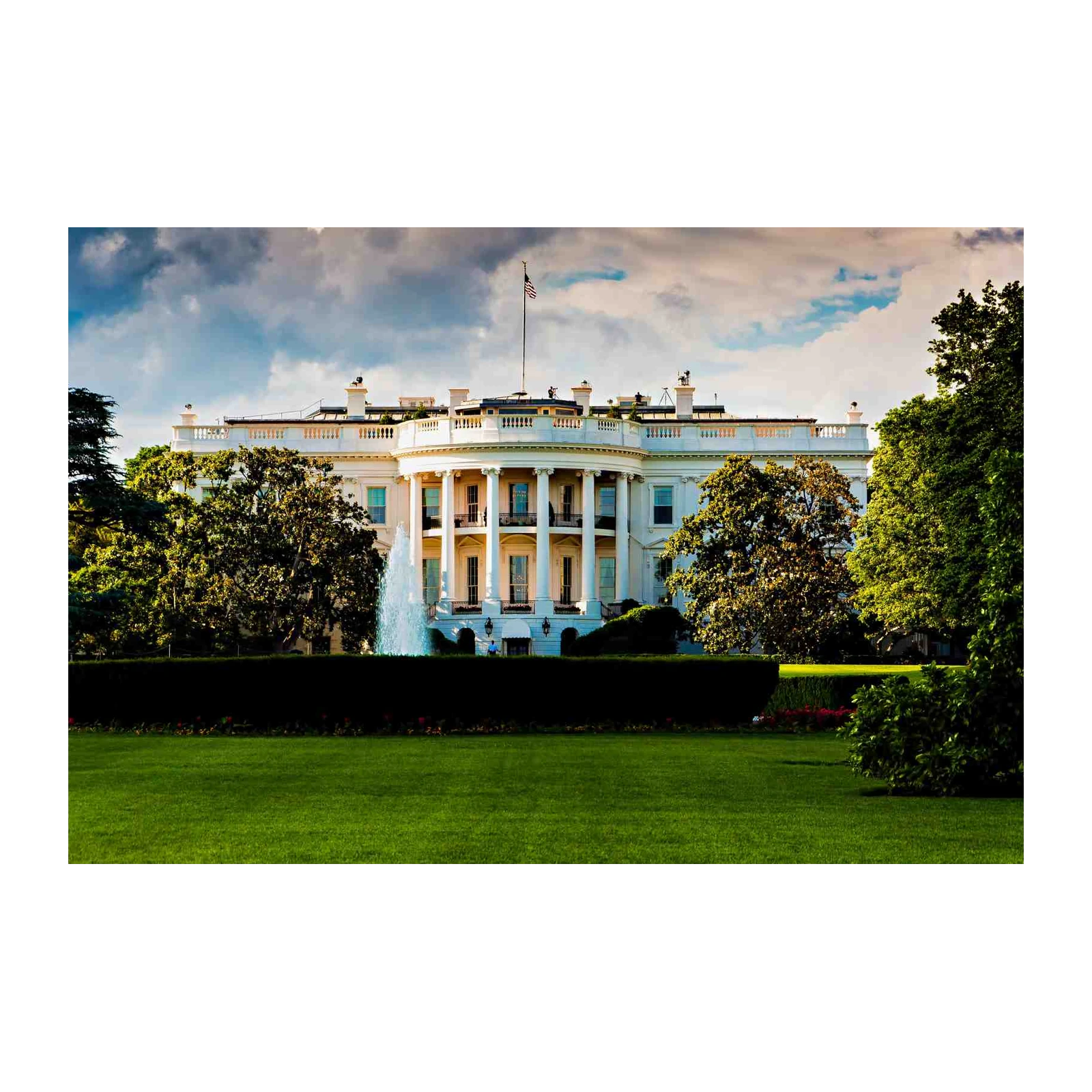Iconic White House Lawn Wall Art