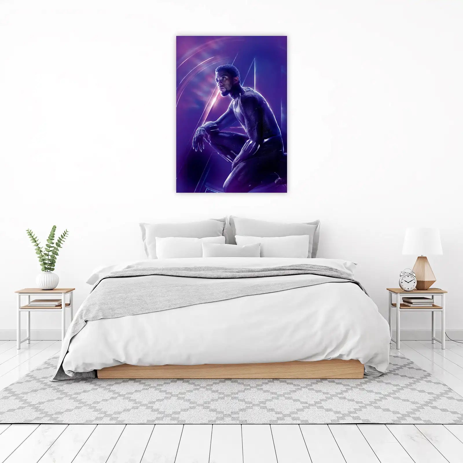 Black Panther Cinematic Pose Wall Art