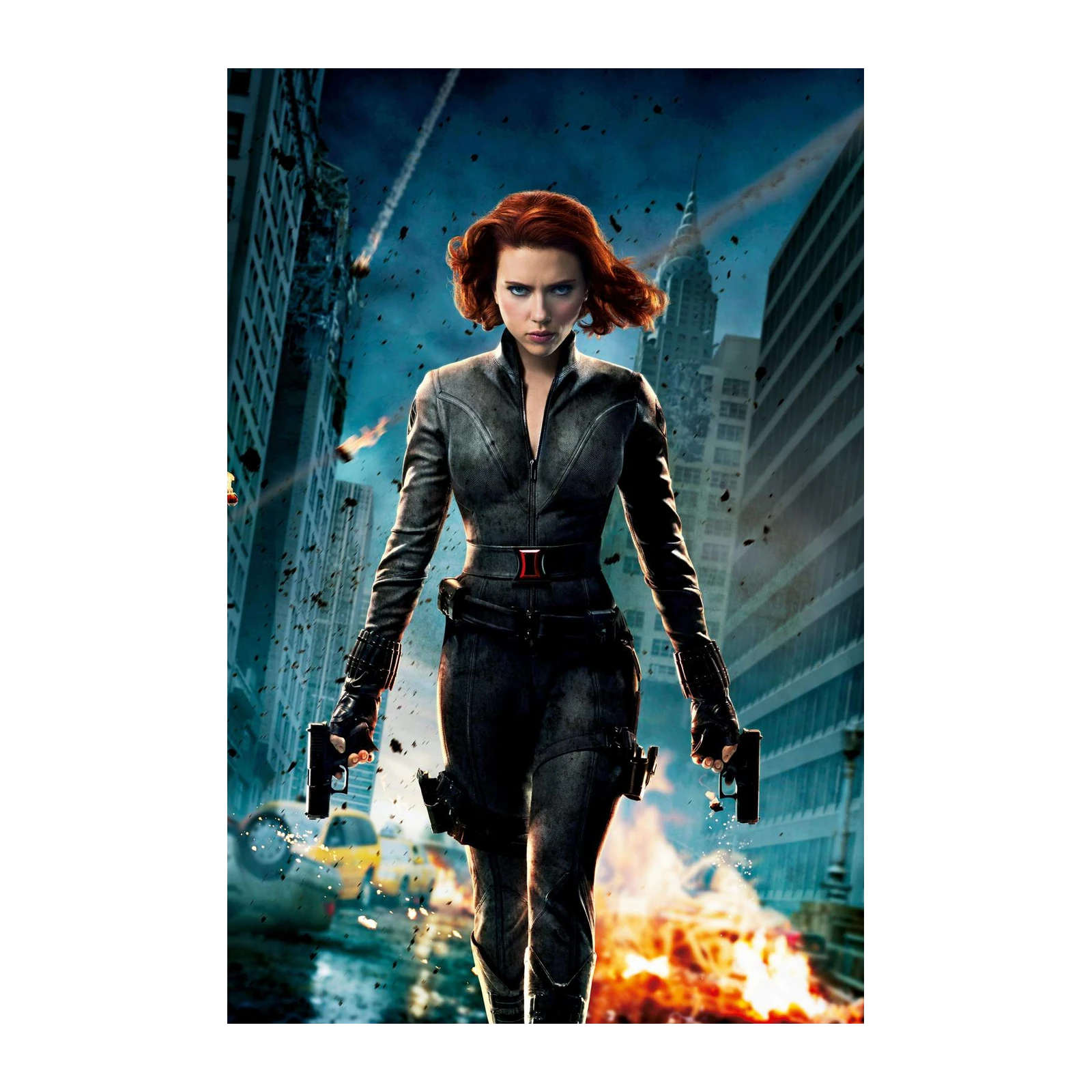 Black Widow Action Scene Wall Art