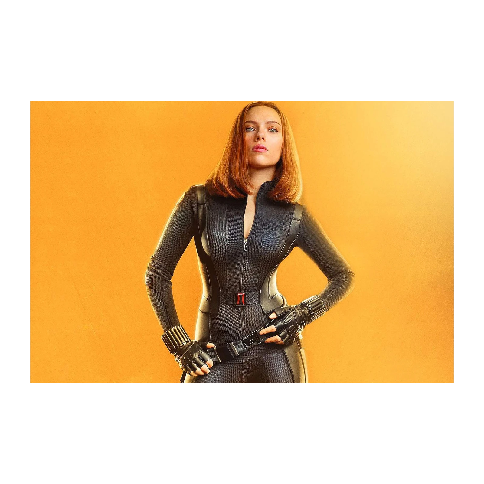 Black Widow Action Pose Wall Art