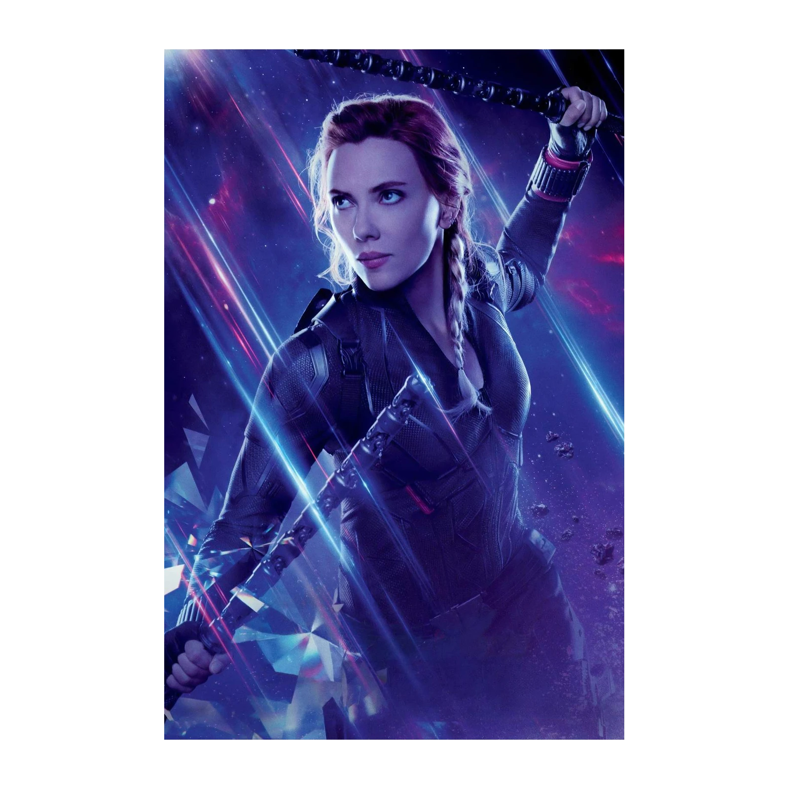 Black Widow Action Pose Wall Art