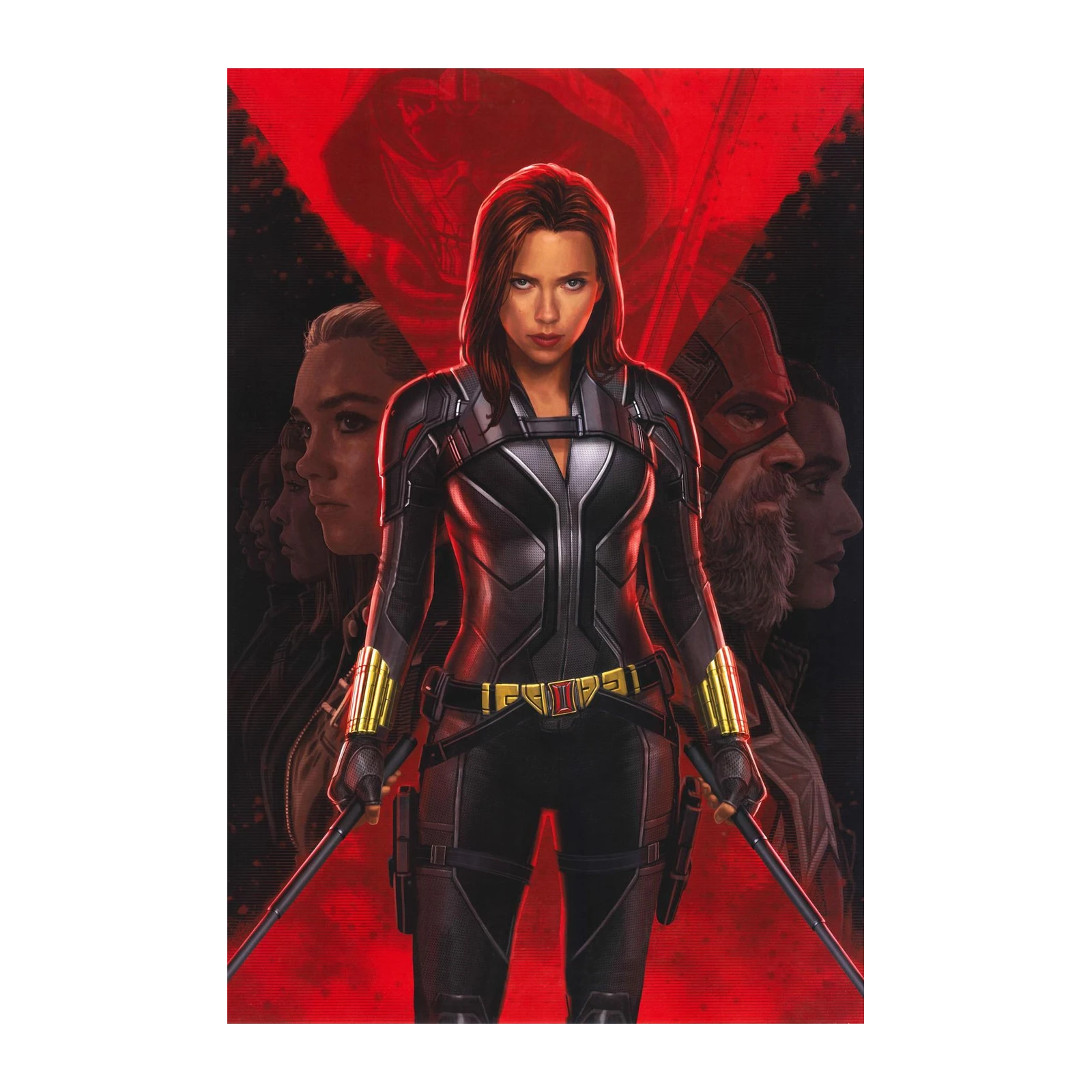 Black Widow Action Hero Wall Art
