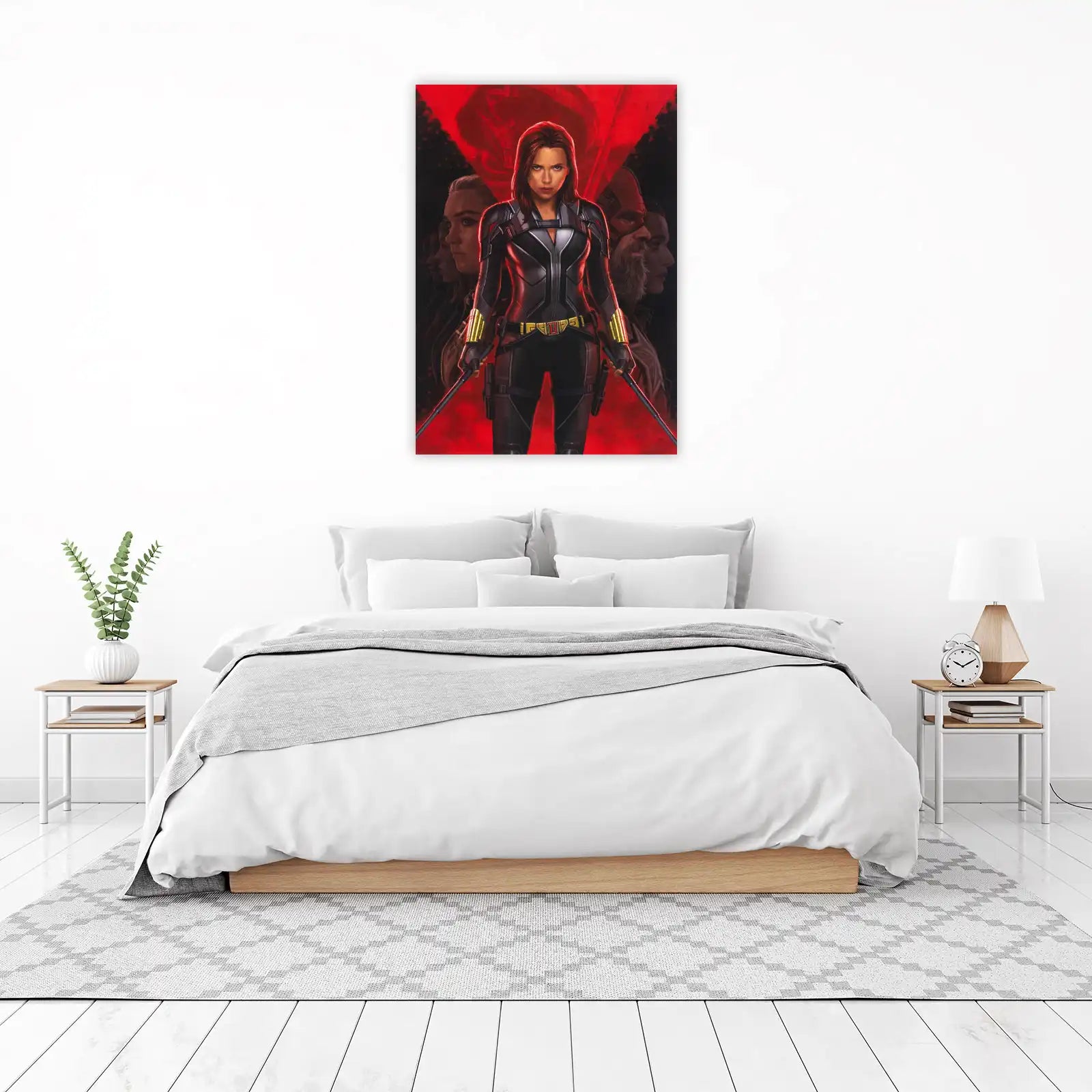 Black Widow Action Hero Wall Art