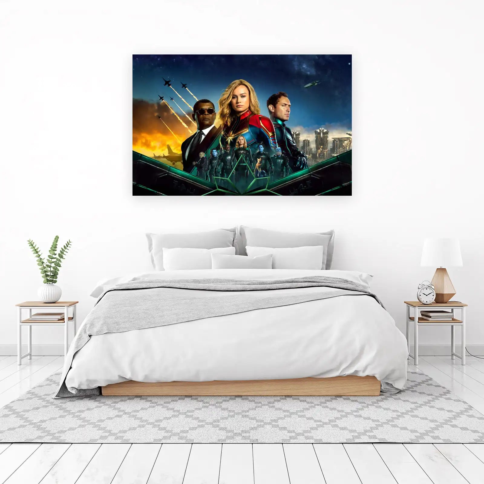 Captain Marvel Movie Poster Wall Art