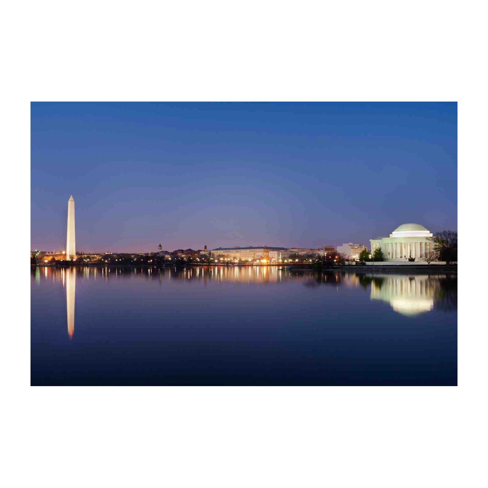 Washington DC Skyline at Dusk Wall Art