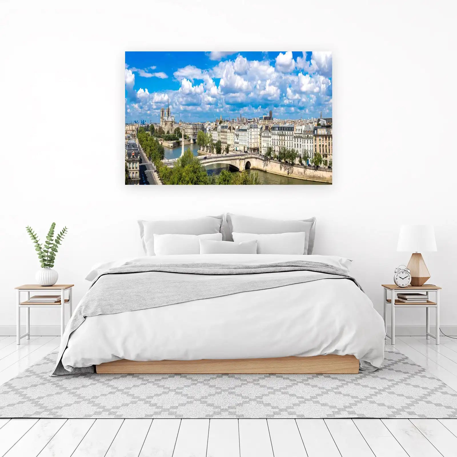 Parisian Seine River & Notre Dame Wall Art