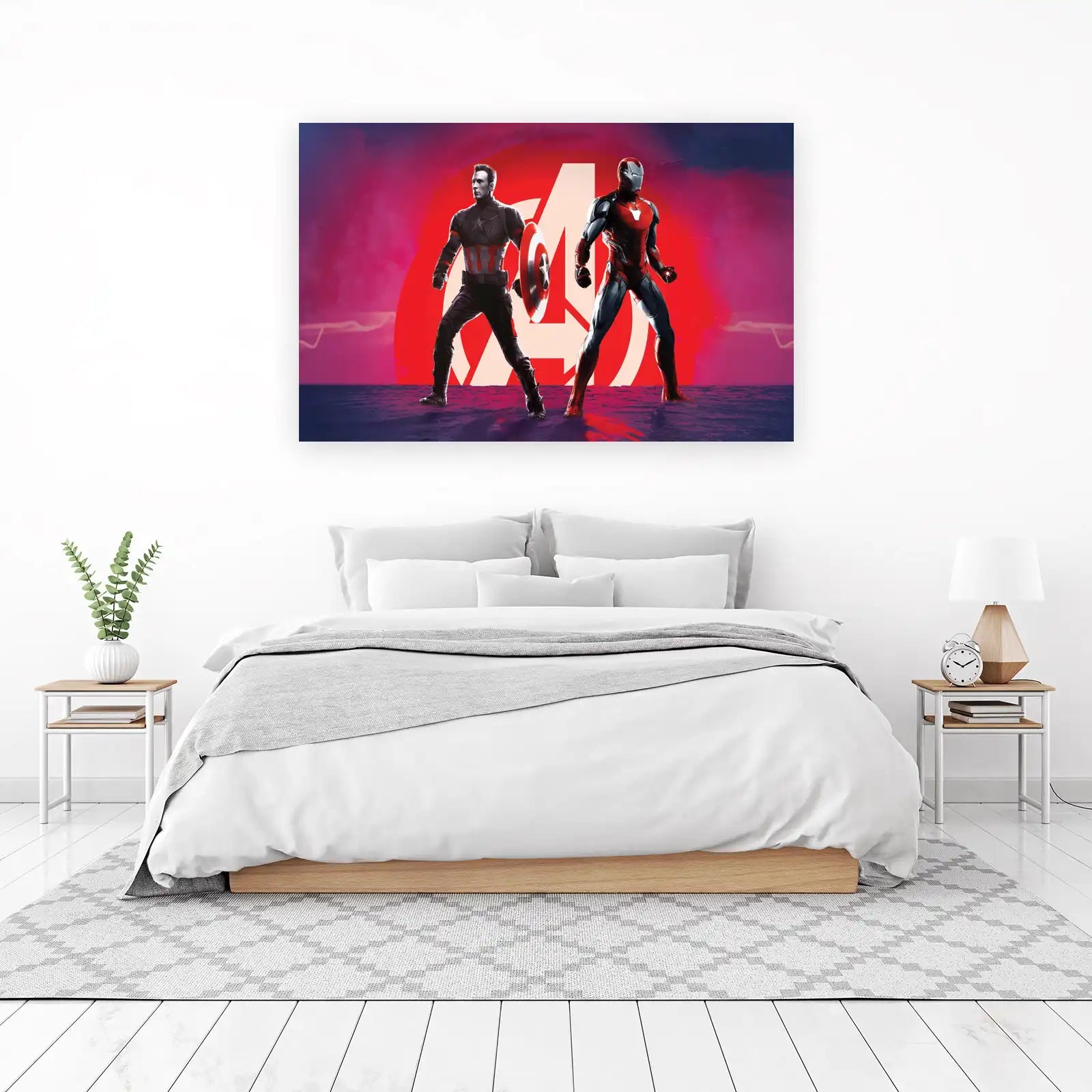 Captain America & Iron Man Duo Epic Wall Art