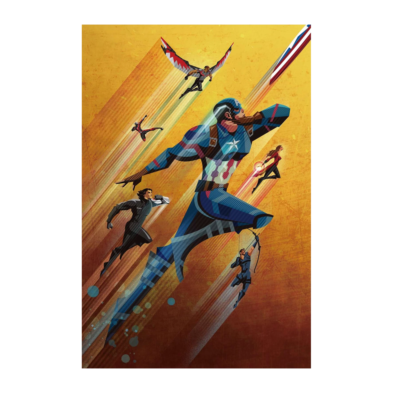 Marvel Avengers Dynamic Action Wall Art