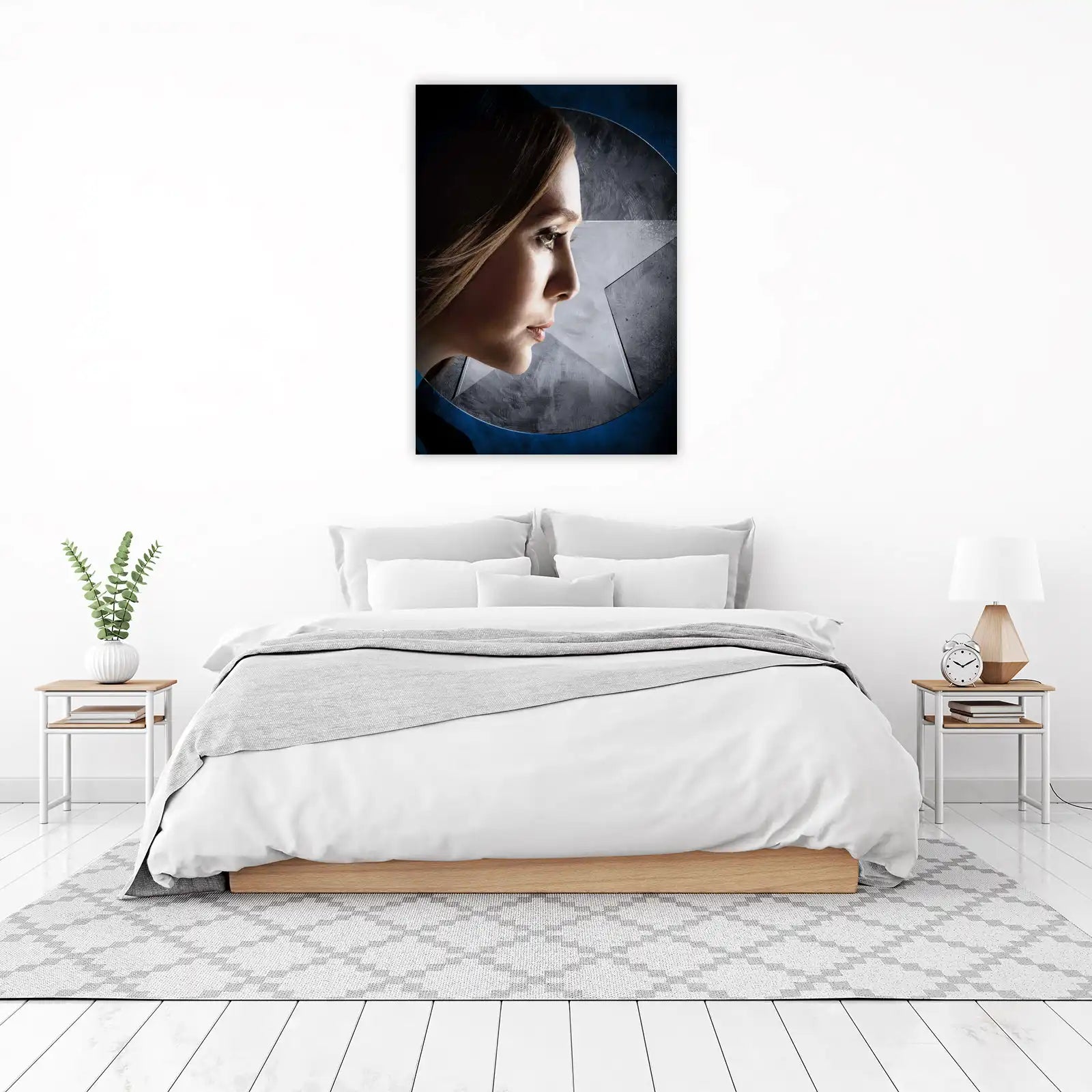 Scarlet Witch Cinematic Portrait Wall Art
