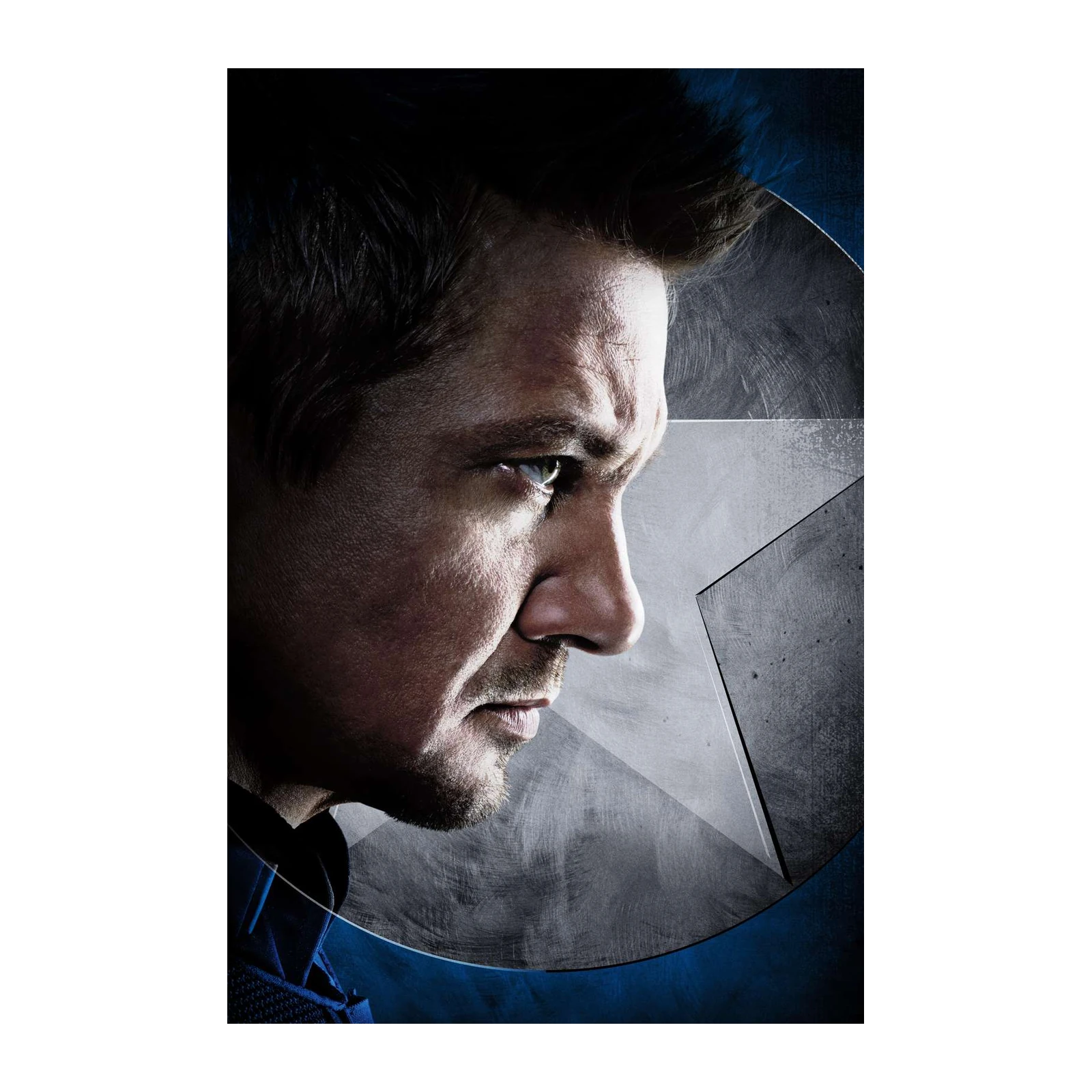 Intense Hawkeye Portrait Wall Art