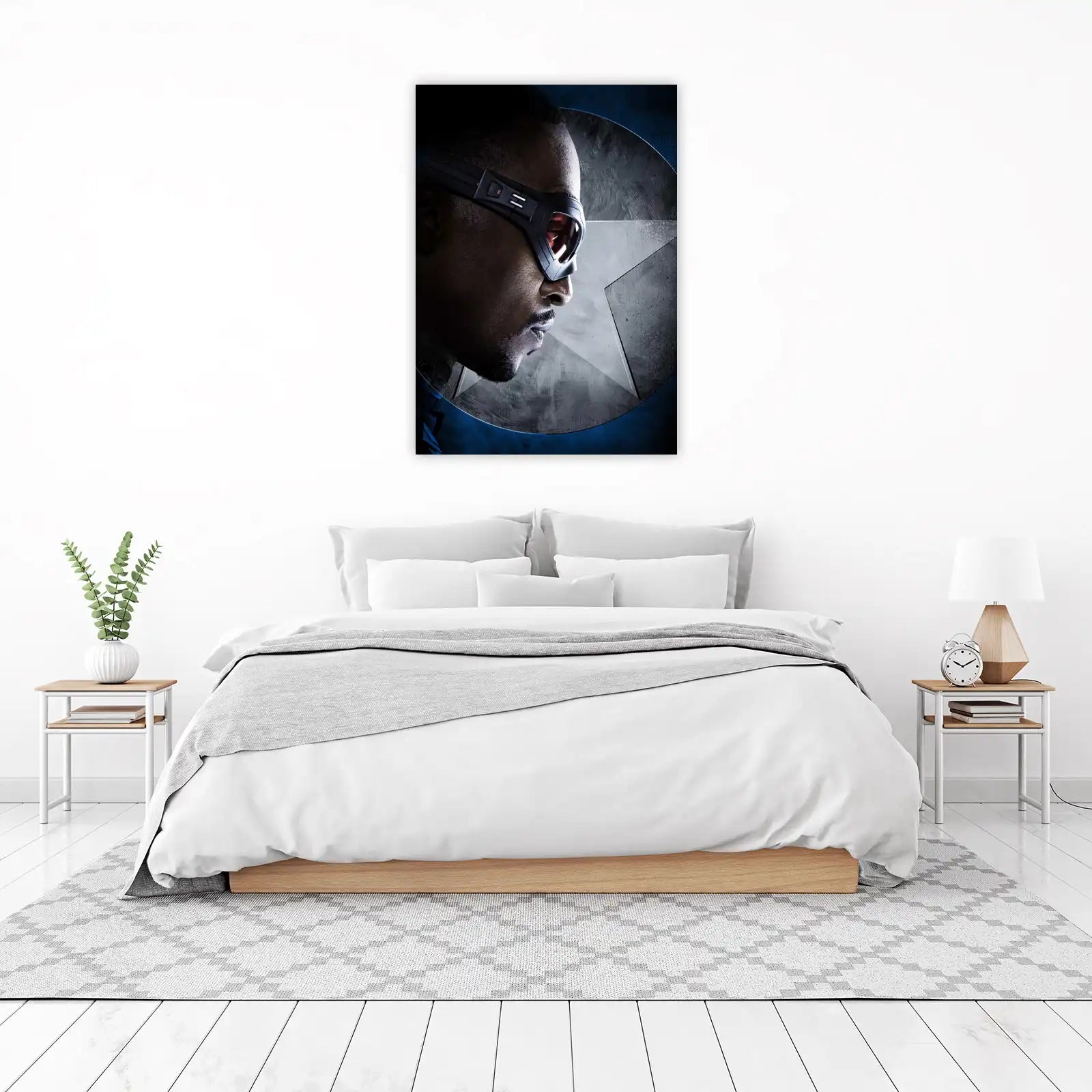 Bold Falcon Hero Wall Art