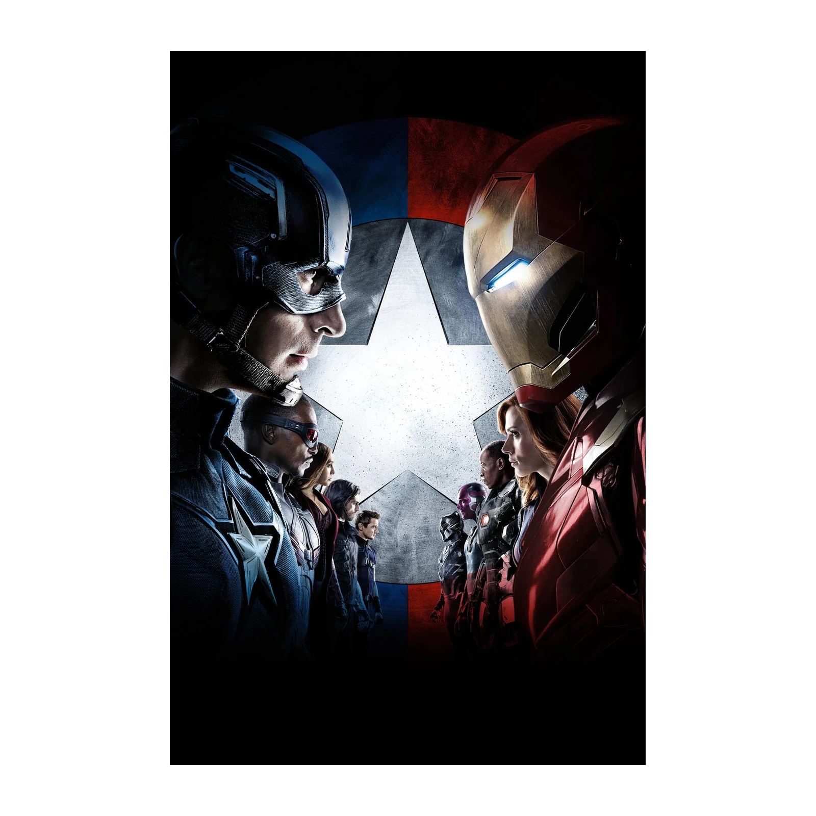 Epic Superhero Showdown Wall Art