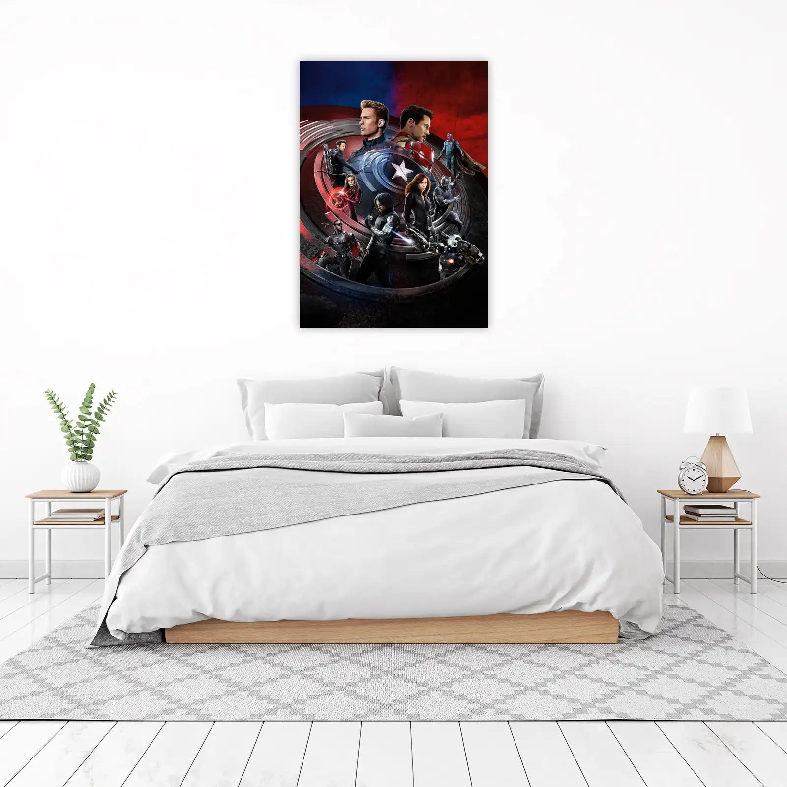 Epic Avengers Civil War Team Wall Art