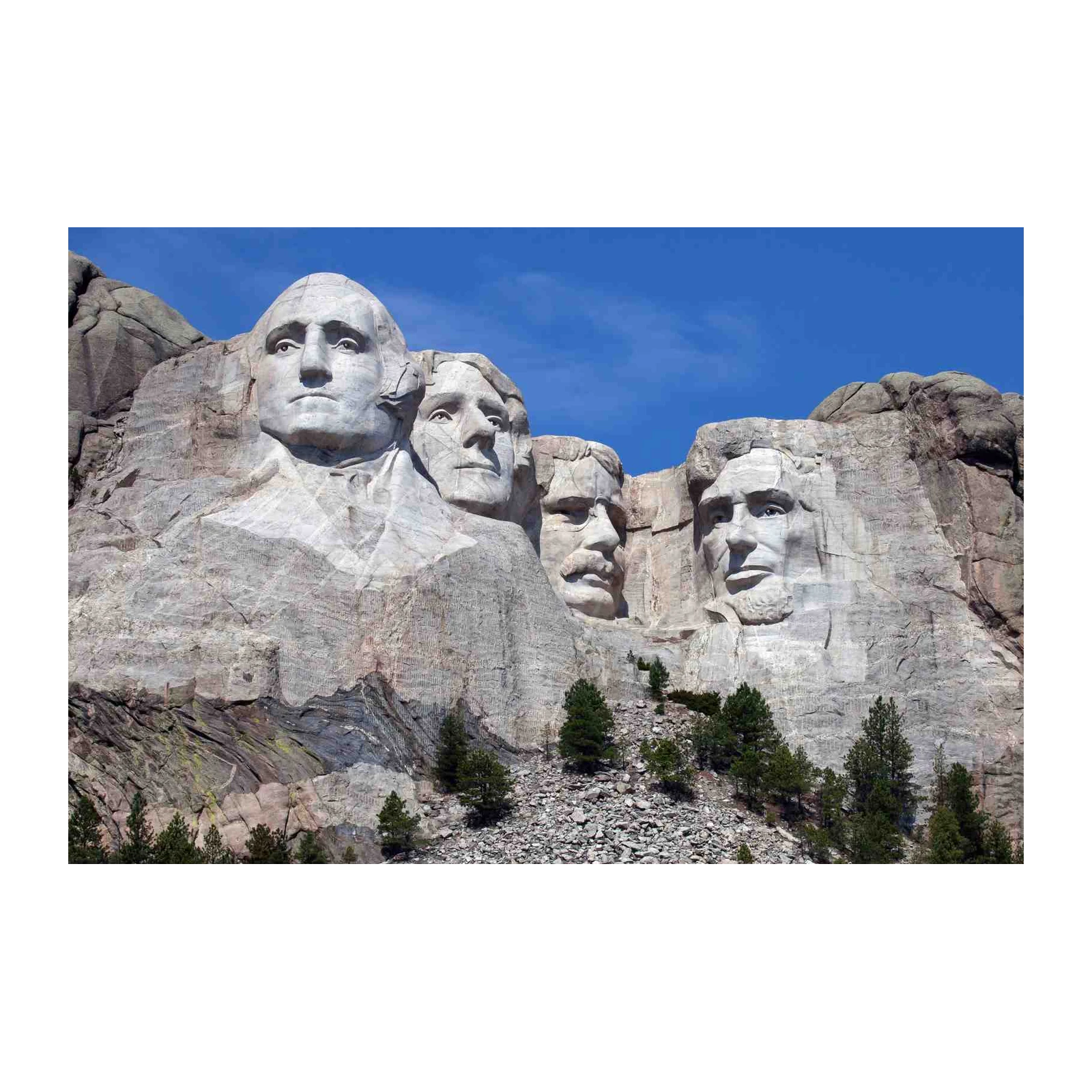 Majestic Mount Rushmore Faces Wall Art