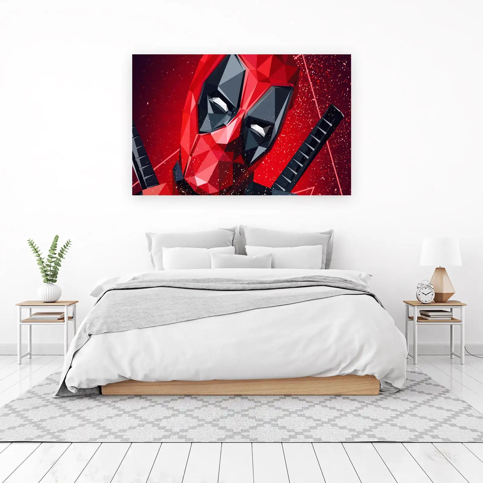 Geometric Deadpool Pop Art Wall Art