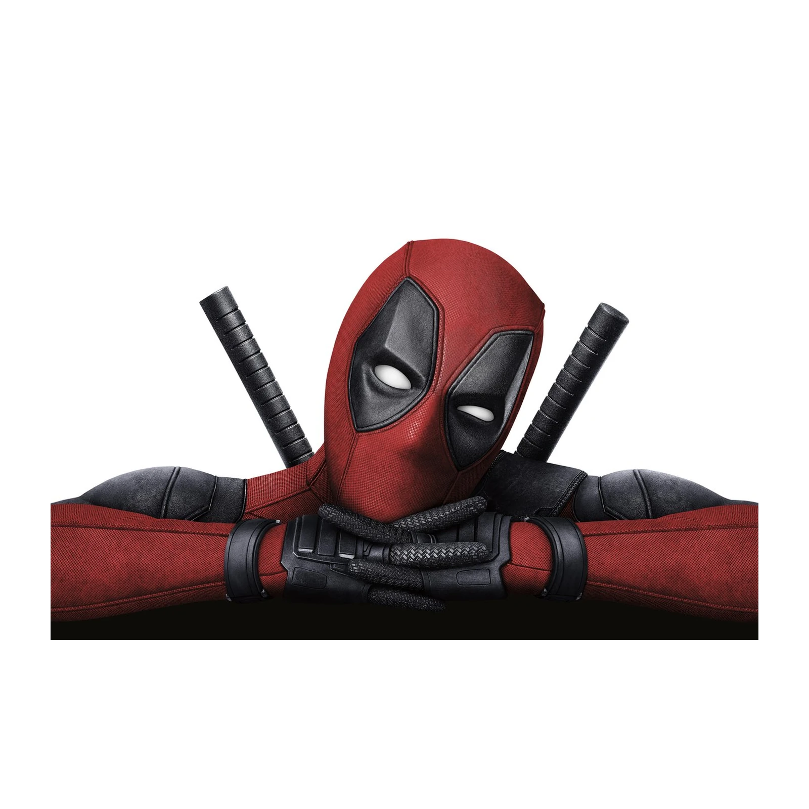 Deadpool Pose Red & Black Wall Art