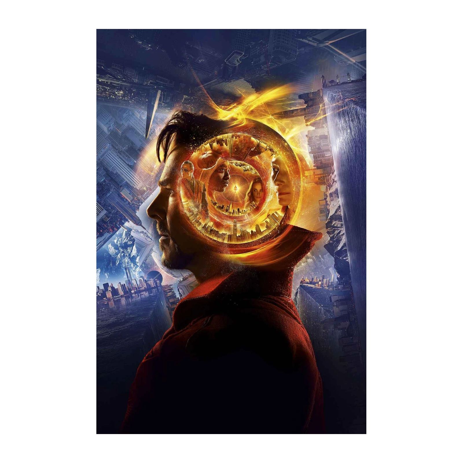 Doctor Strange Multiverse Abstract Wall Art