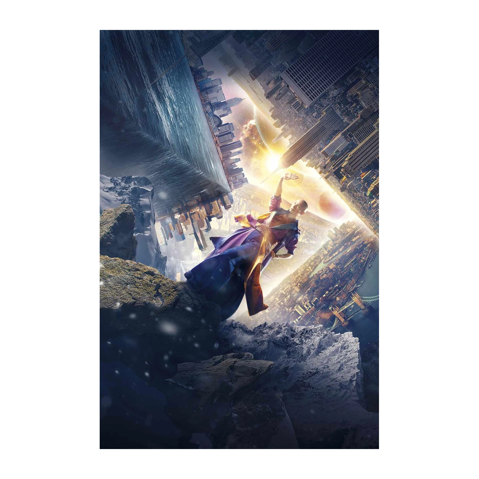 Sorcerer Supreme Abstract Cityscape Wall Art