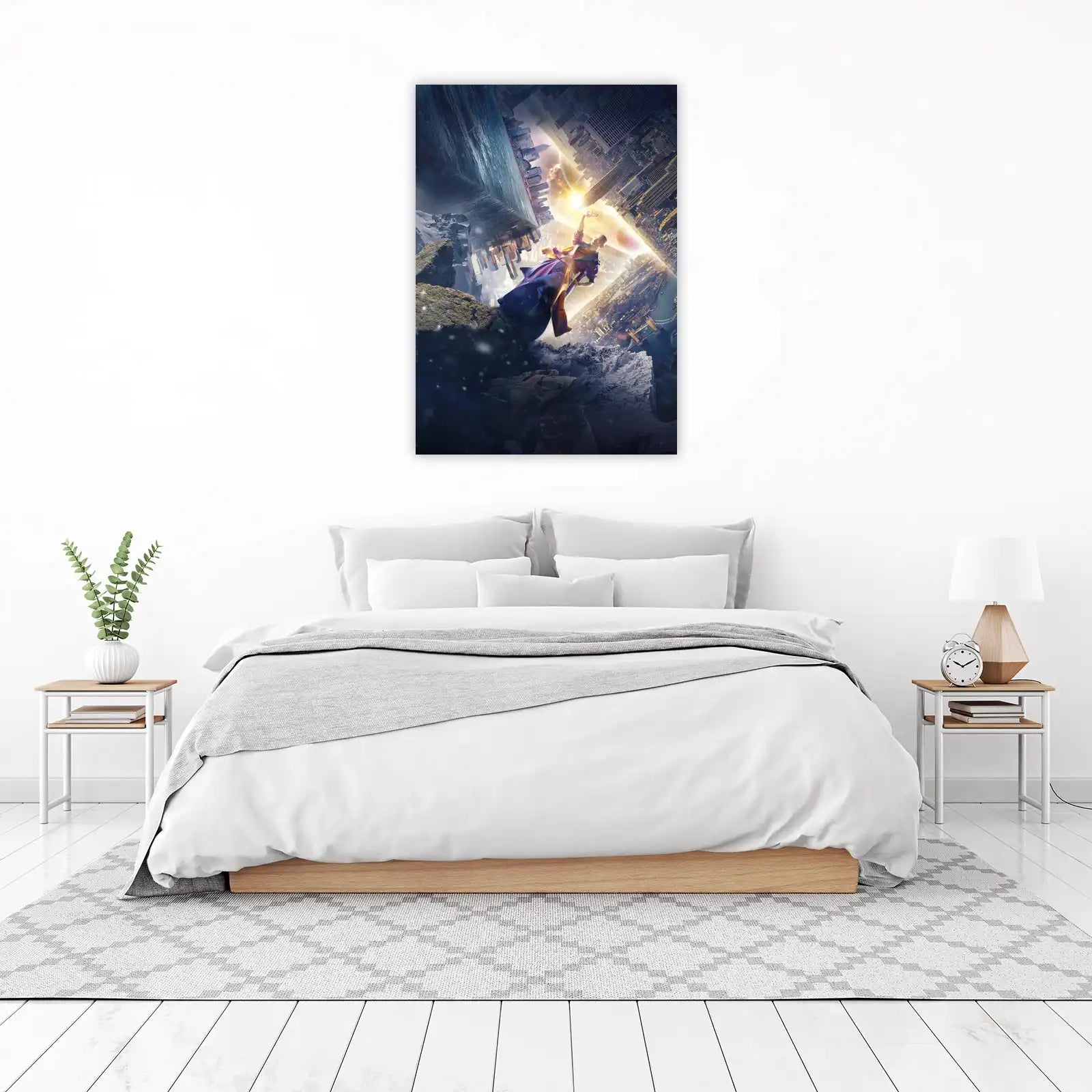 Sorcerer Supreme Abstract Cityscape Wall Art