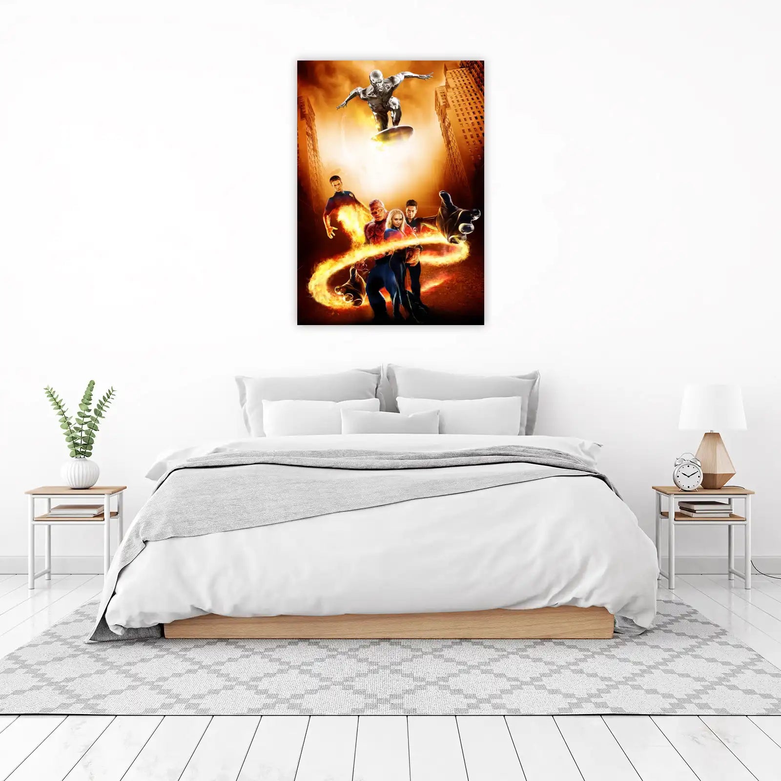 Fantastic Four & Silver Surfer Epic Wall Art