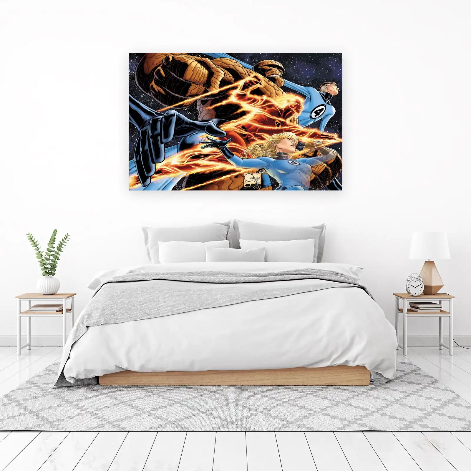 Fantastic Four Cosmic Action Wall Art