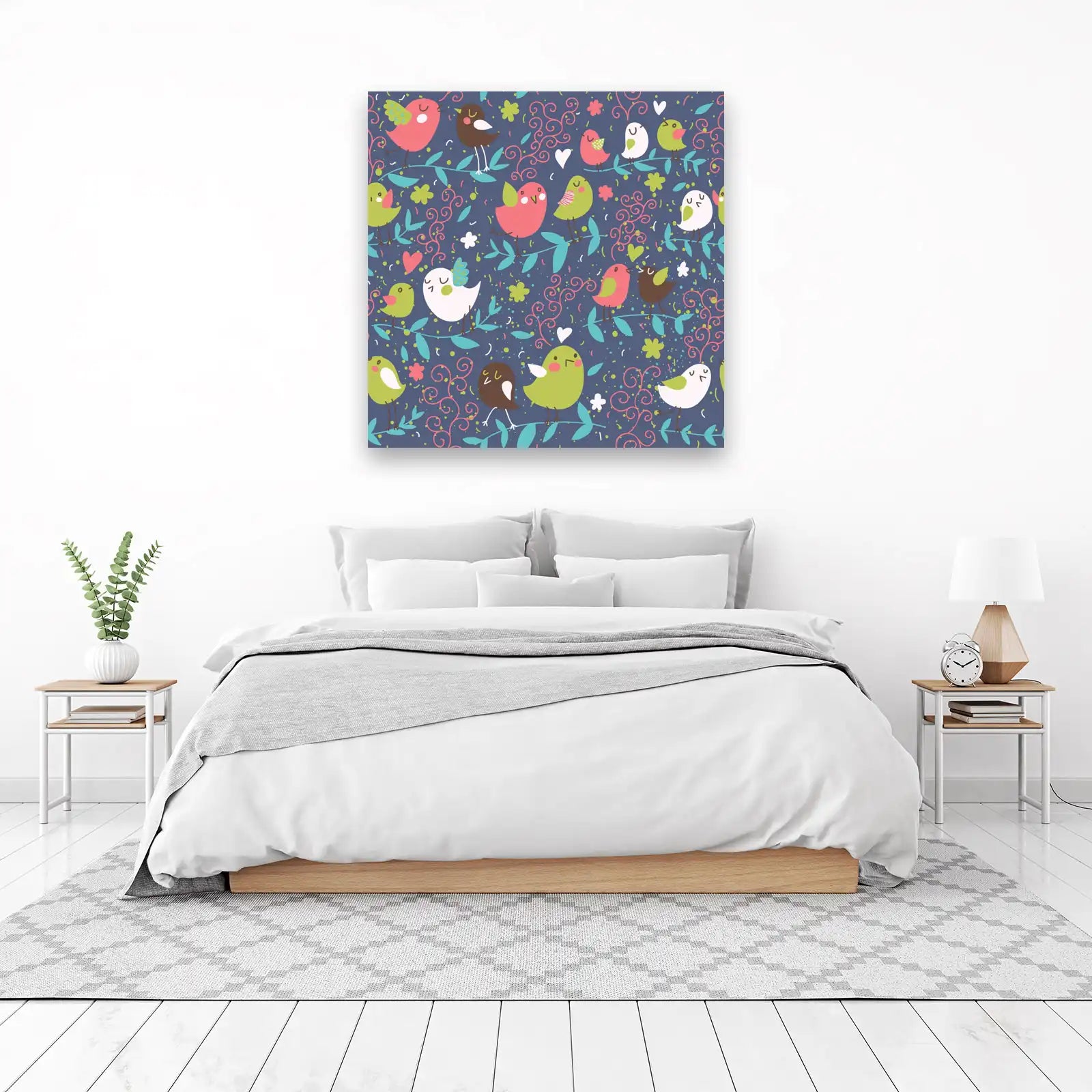 Charming Birdy Garden Wall Art