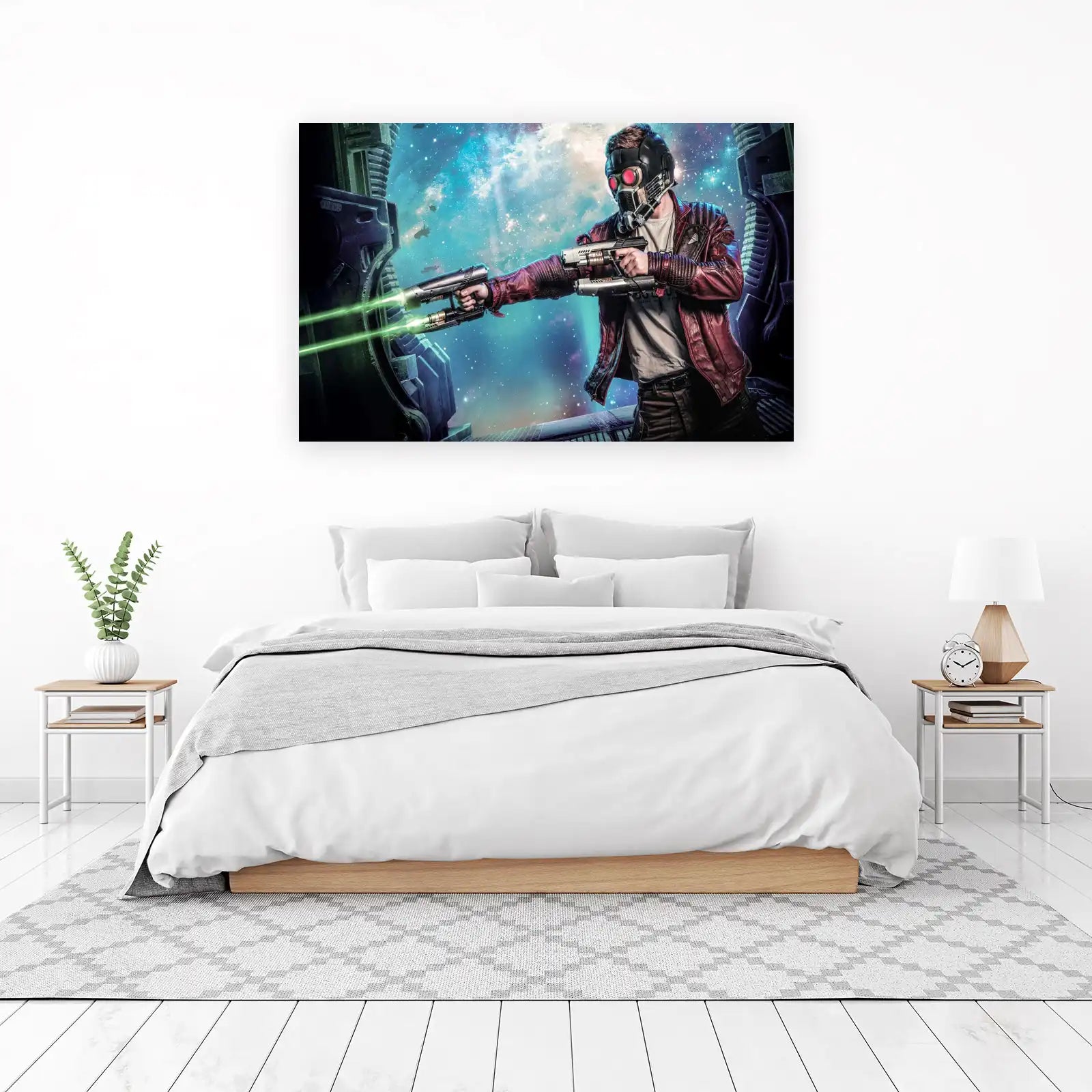 Guardians Star Lord Sci-Fi Action Wall Art