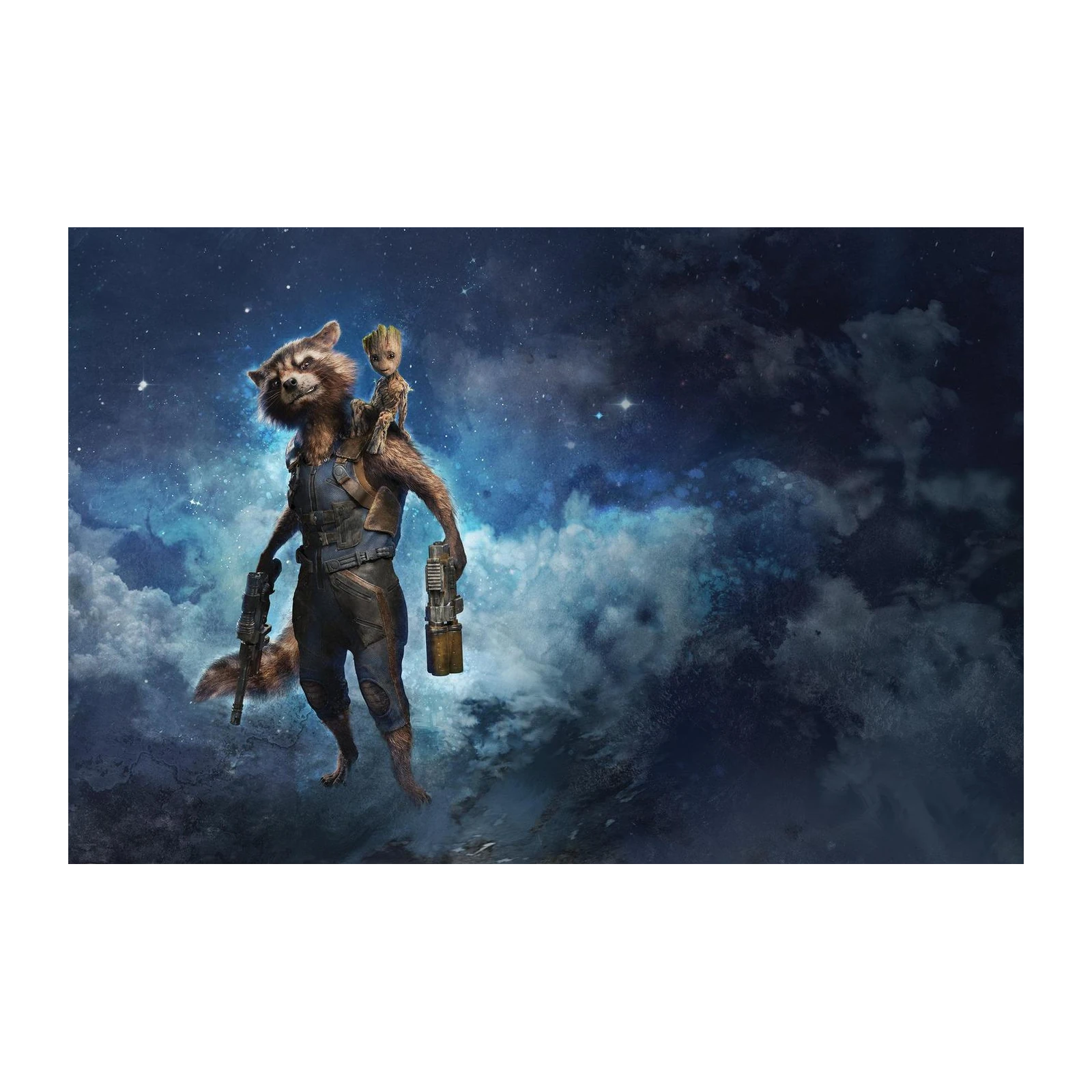 Guardians of the Galaxy Rocket & Groot Wall Art