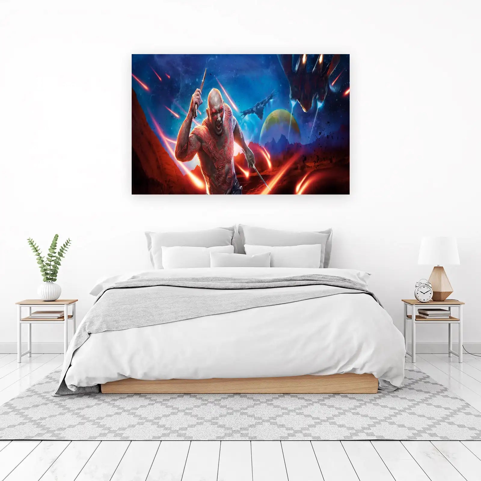 Drax the Destroyer Space Battle Wall Art