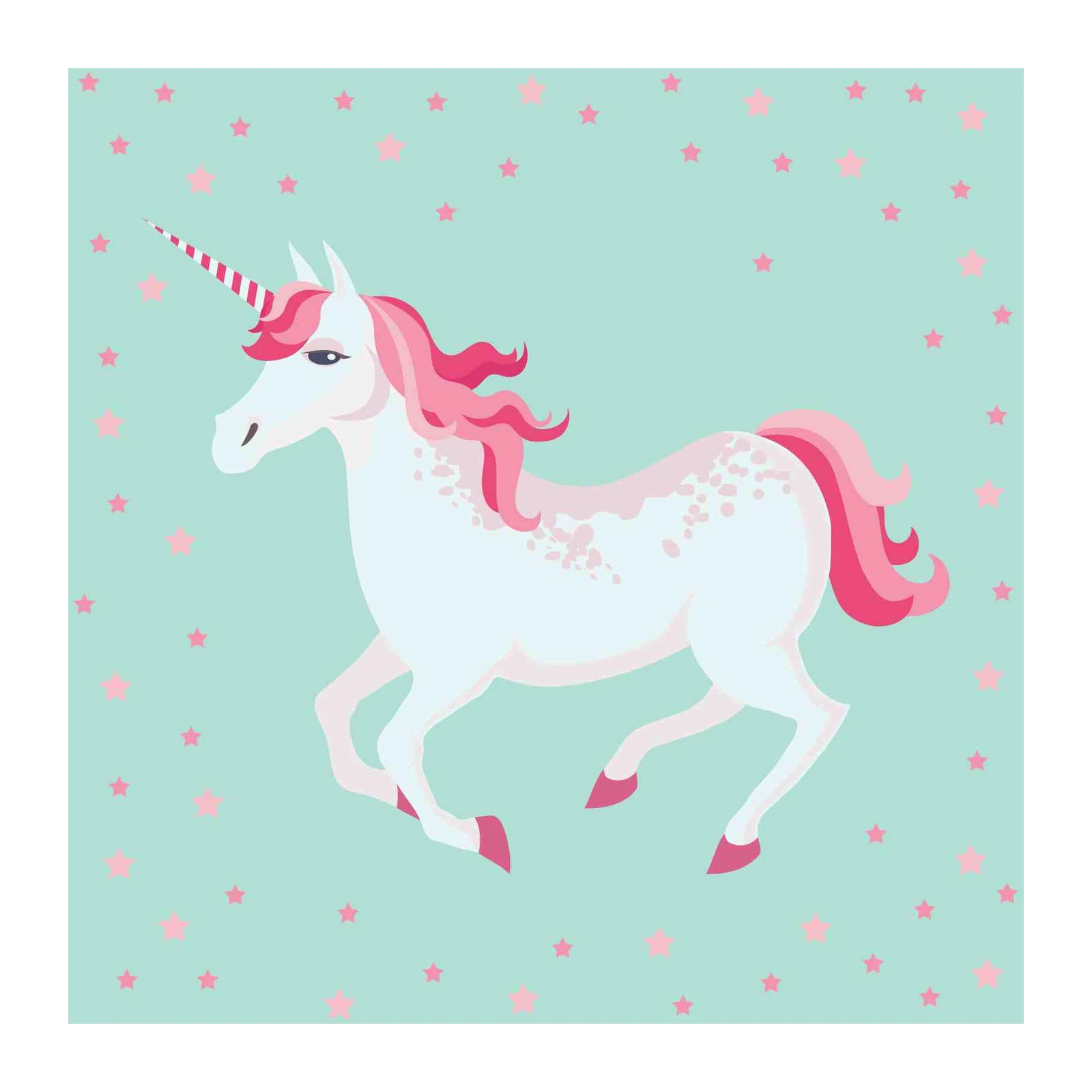 Enchanting Unicorn & Stars Wall Art