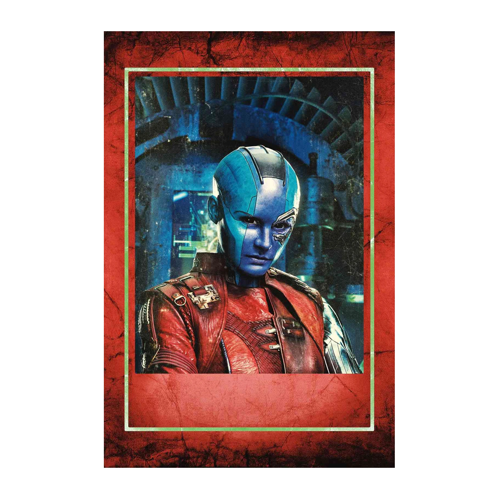 Nebula Cosmic Warrior Wall Art