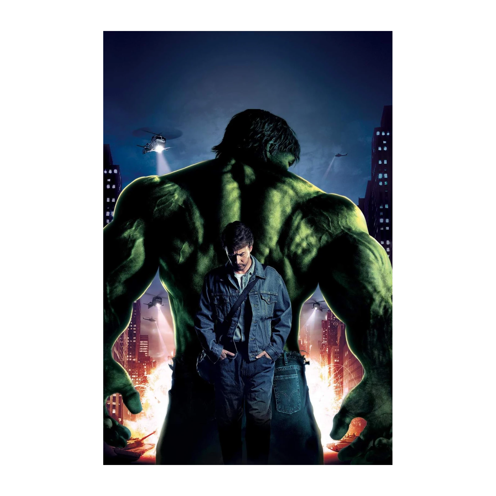 The Incredible Hulk Cityscape Wall Art