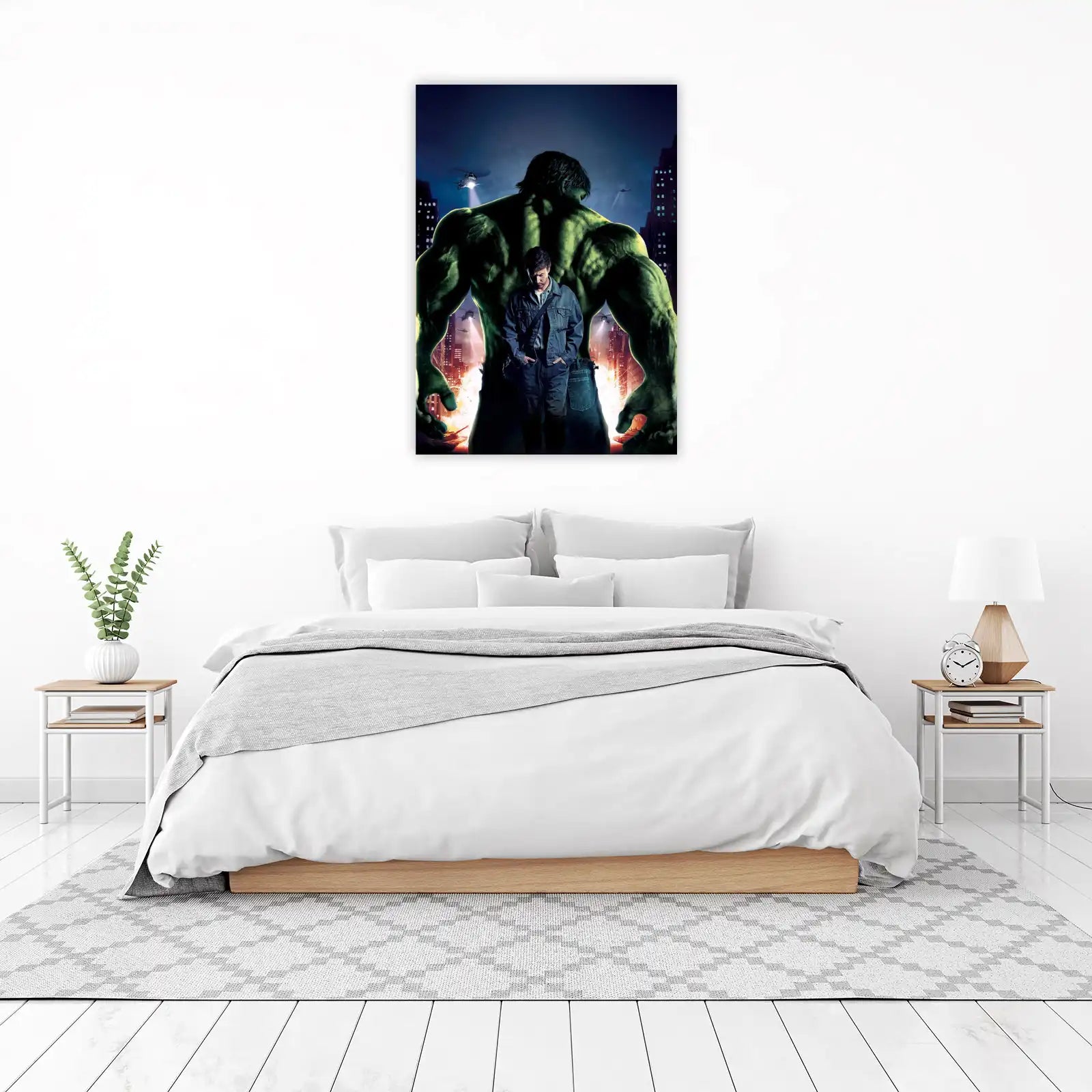 The Incredible Hulk Cityscape Wall Art