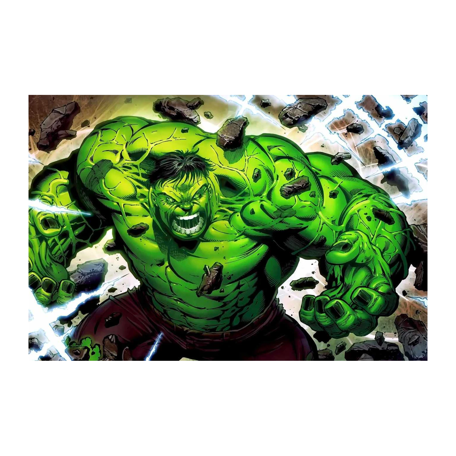Hulk Smash Power Green Hulk Wall Art