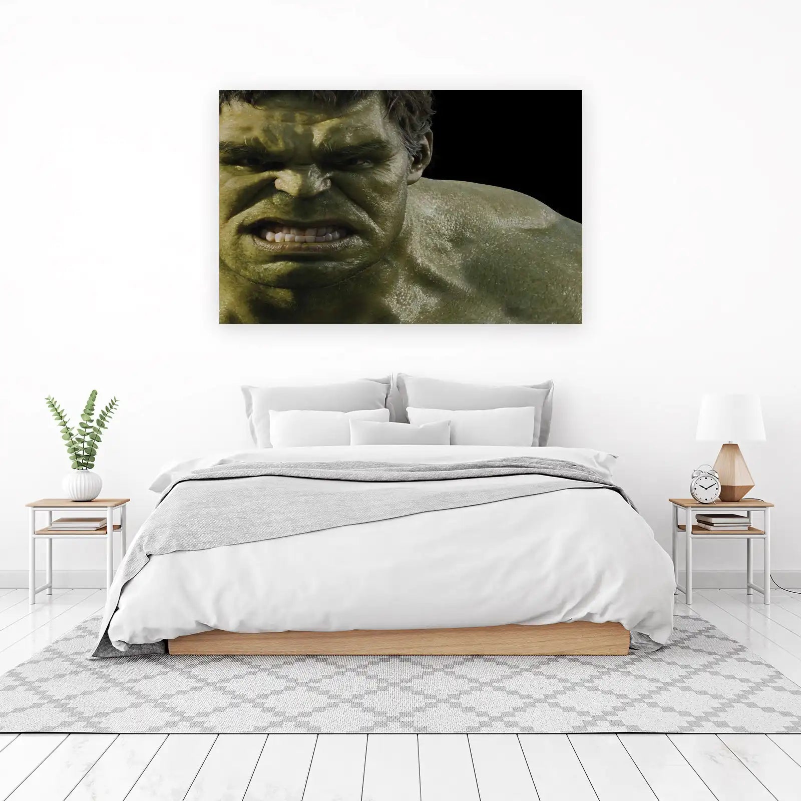 Incredible Hulk Rage Close-Up Wall Art