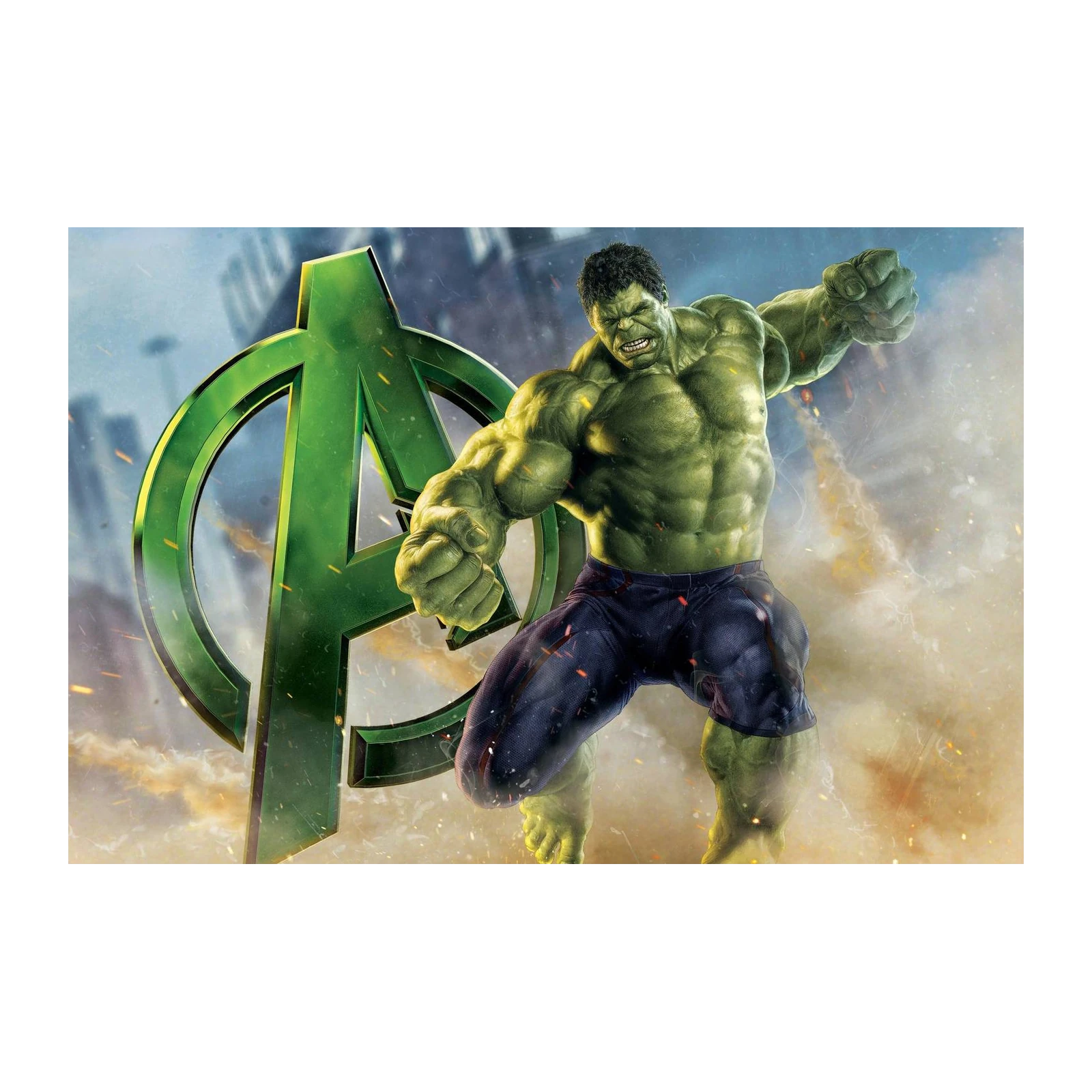Hulk Avengers Logo Wall Art Wall Art