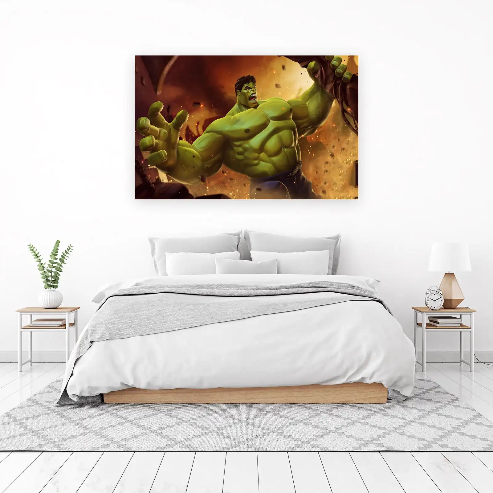 Incredible Hulk Rage Smash Wall Art