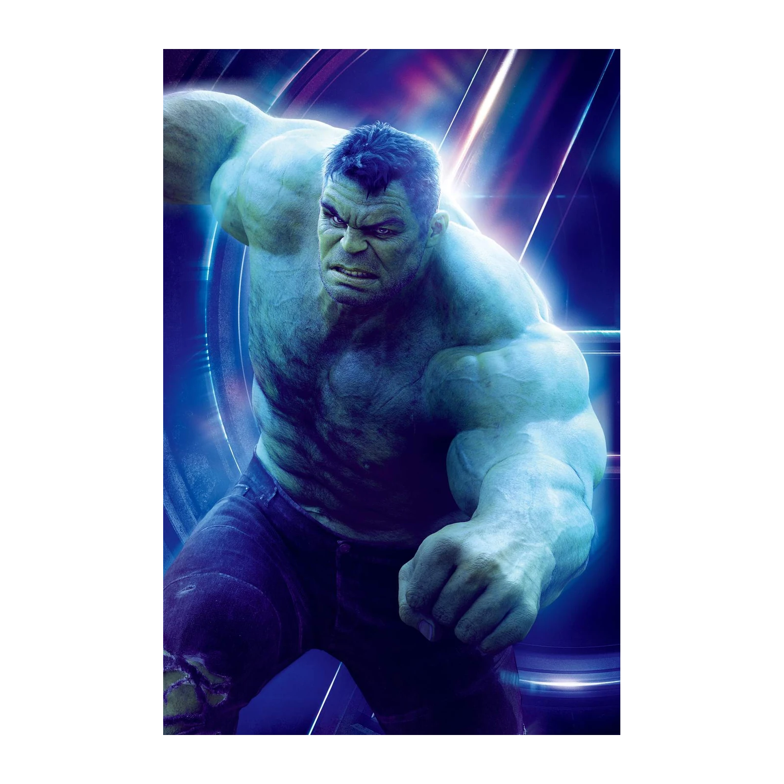 Furious Hulk Power Pose Wall Art