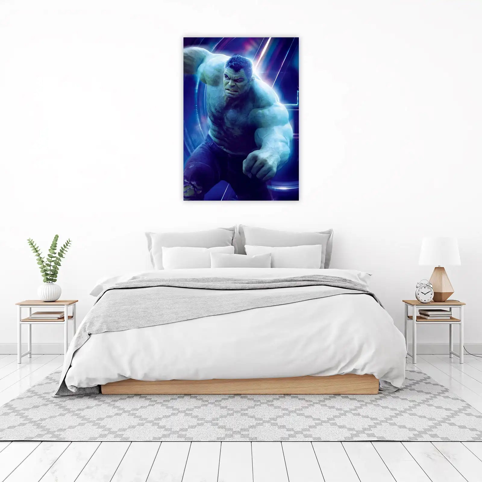 Furious Hulk Power Pose Wall Art